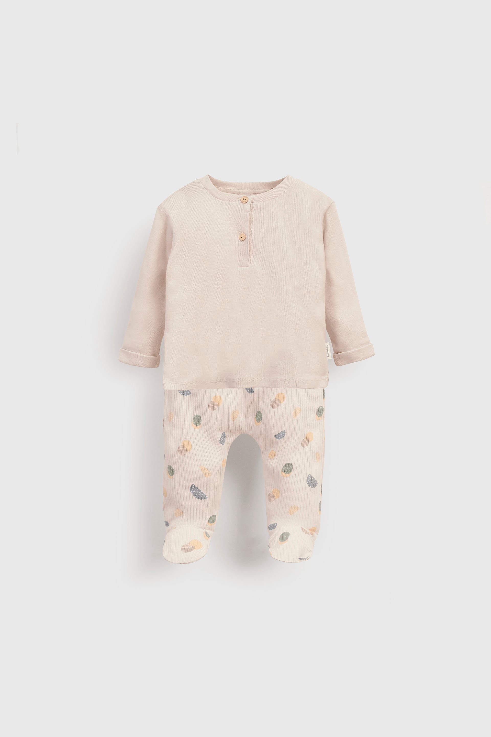 CONJUNTO COLLOKY BEBÉ NIÑO OEPU0178I25 BLANCO - 1