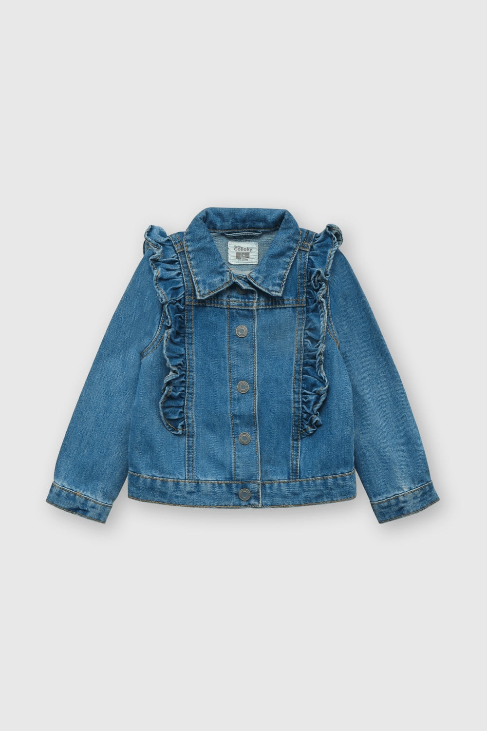CHAQUETA COLLOKY  NIÑA CQME0650V24 AZUL - 4