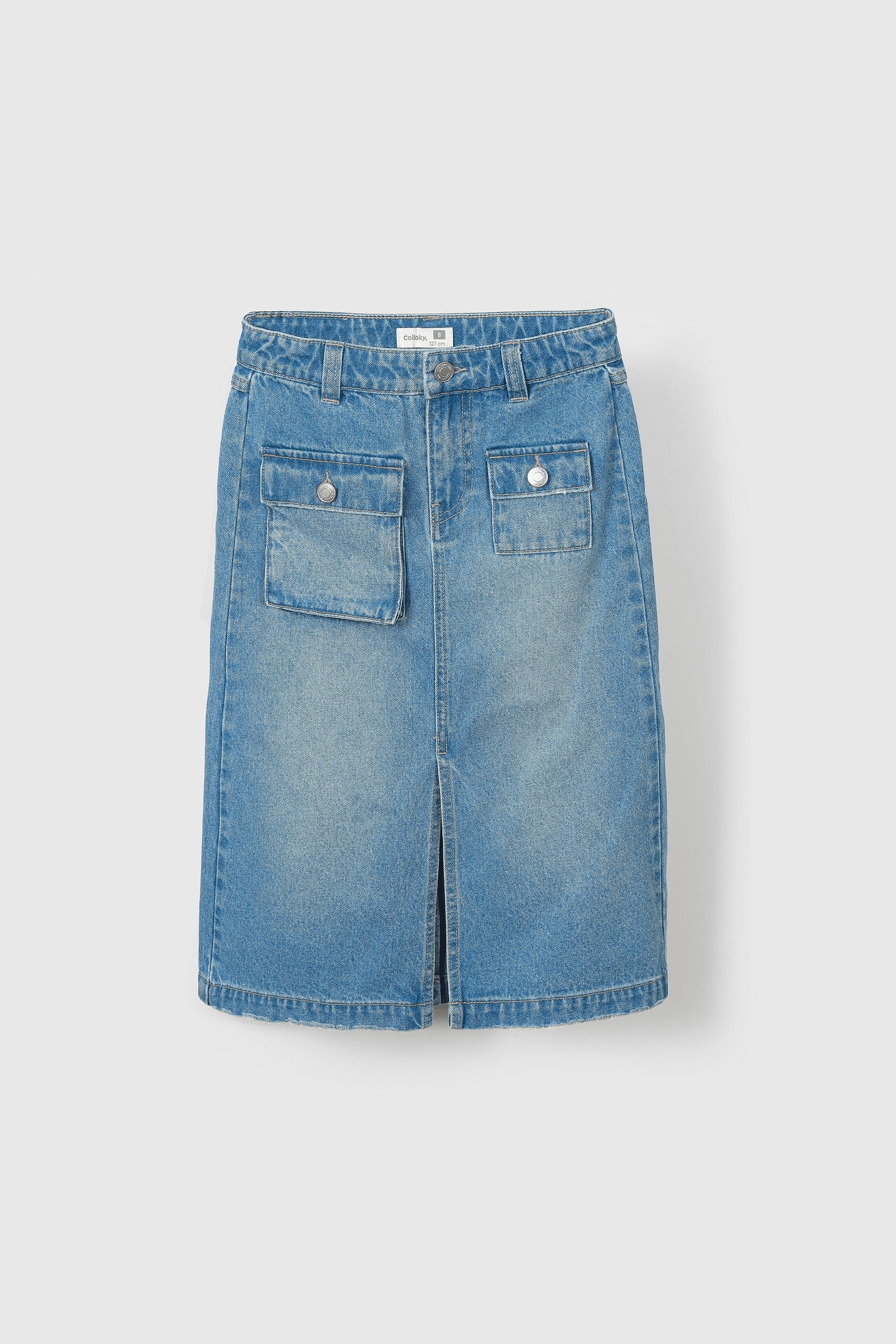 FALDA CASUAL COLLOKY KID NIÑA AZUL - 1