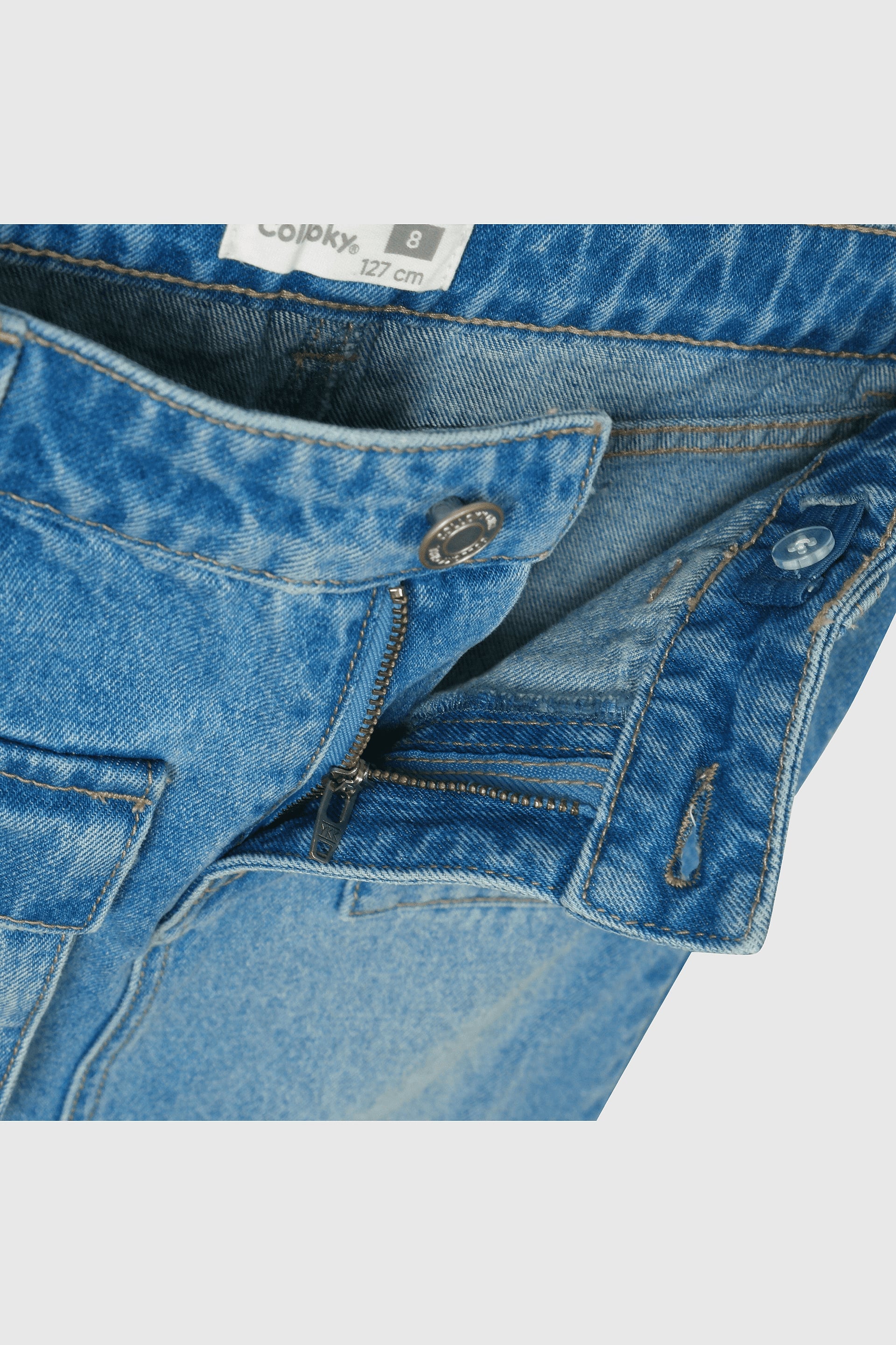 FALDA CASUAL COLLOKY KID NIÑA AZUL - 4
