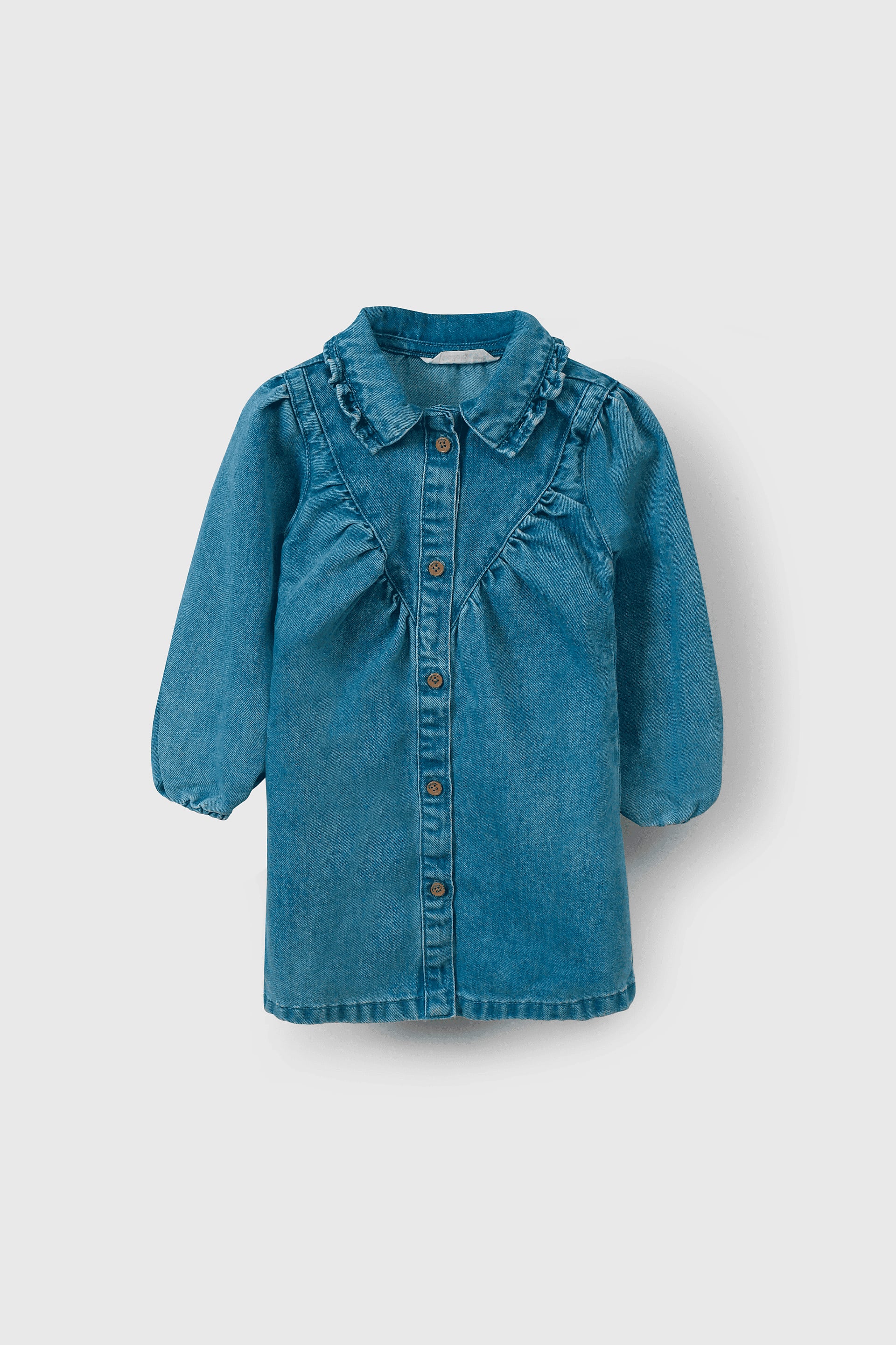 VESTIDO CASUAL COLLOKY INFANT NIÑA AZUL - 1