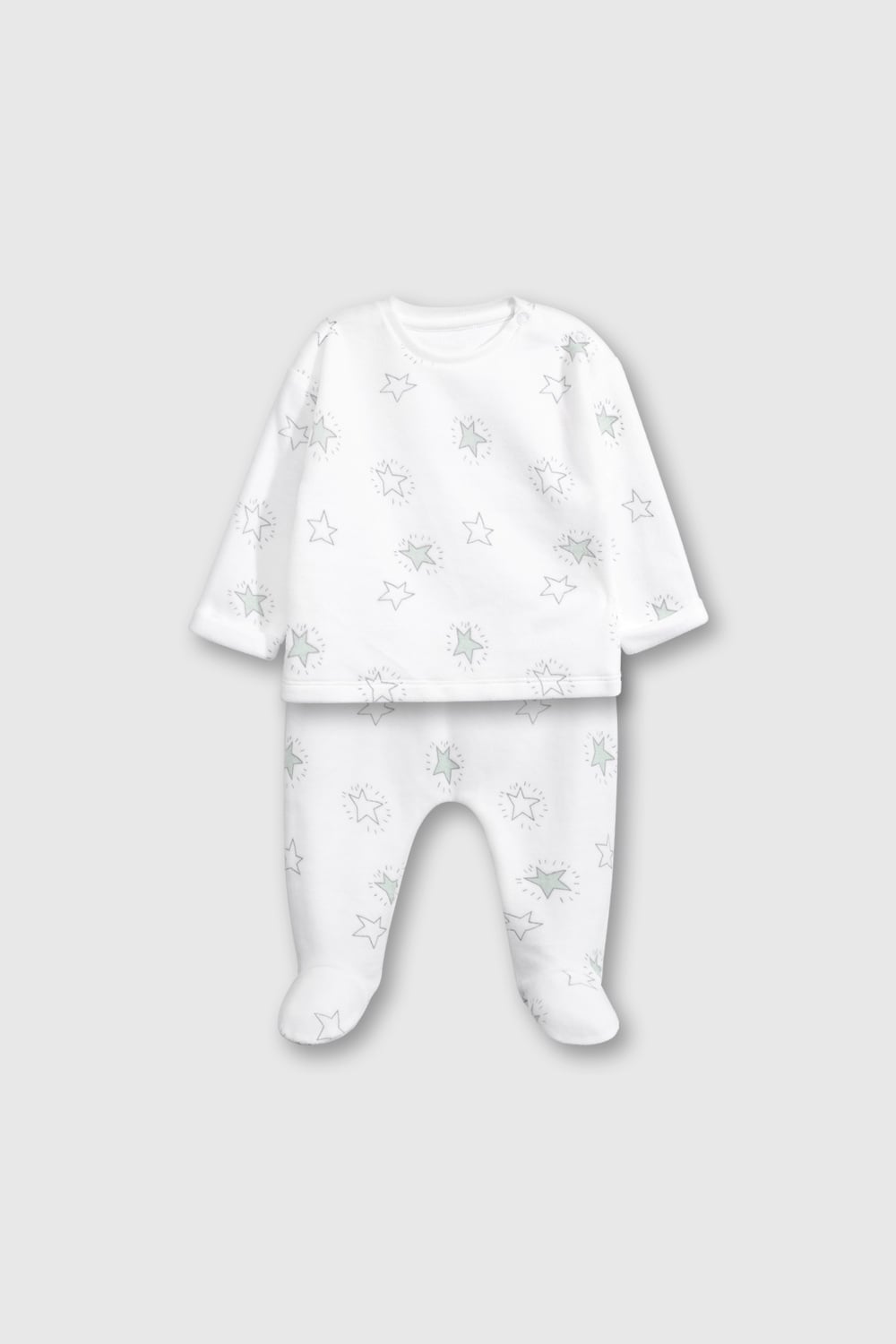 CONJUNTO COLLOKY BEBÉ NIÑO OEPL0109V25 BLANCO - 1
