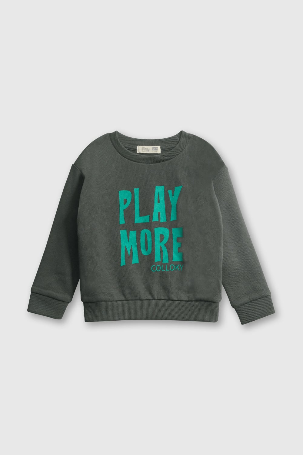 POLERA COLLOKY NIÑO PLPO8311I24 GRIS - 1