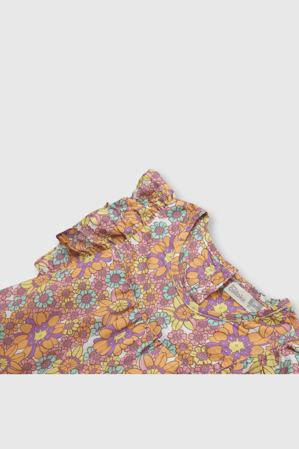 VESTIDO CASUAL COLLOKY INFANT NIÑA NARANJO - 3