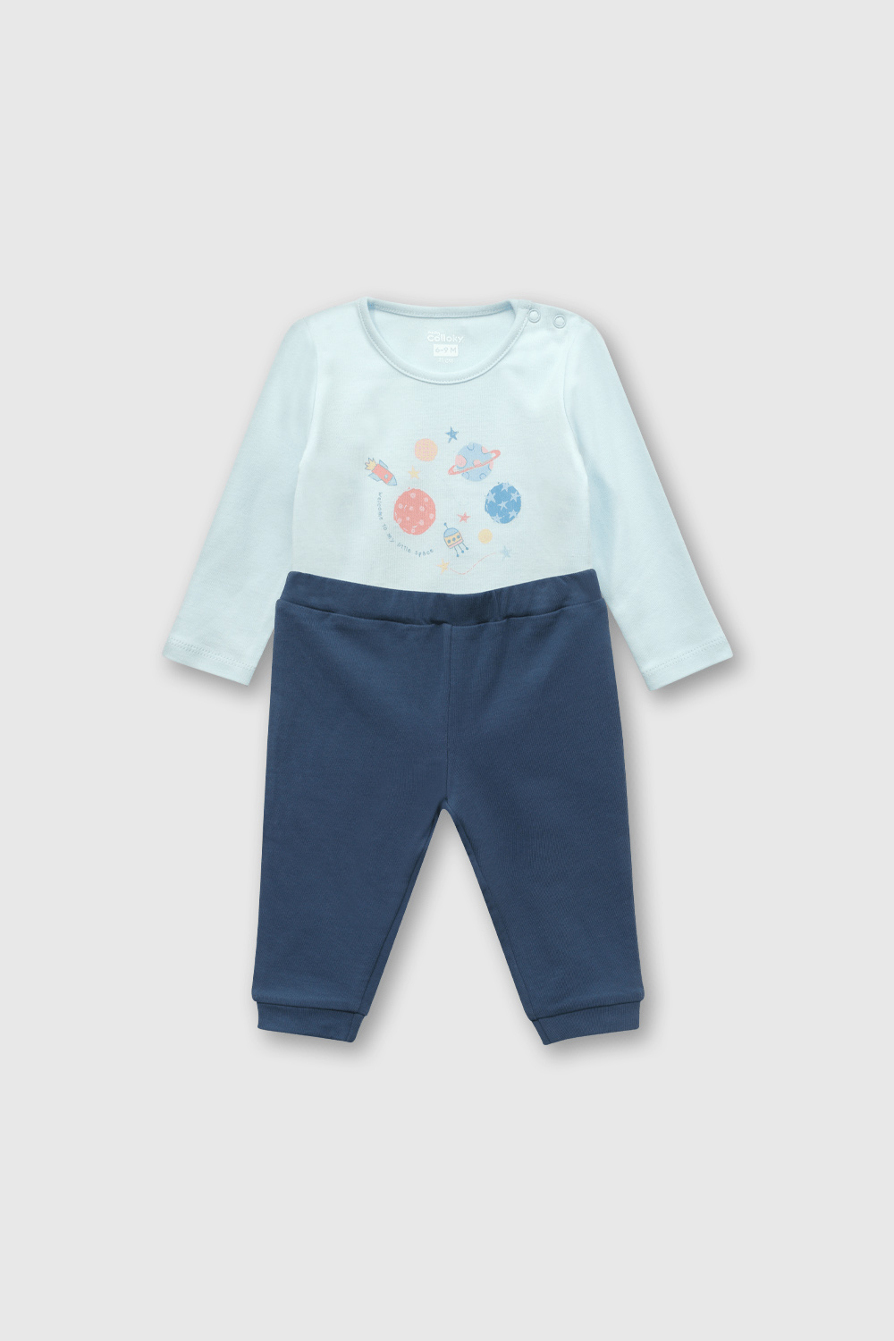 CONJUNTO COLLOKY BEBÉ NIÑO COPO0140I24 CELESTE - 5