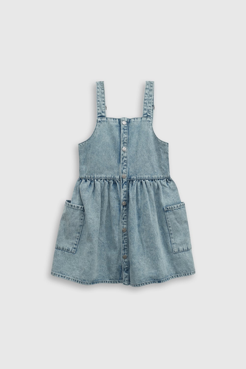 VESTIDO CASUAL COLLOKY KID NIÑA CELESTE - 1