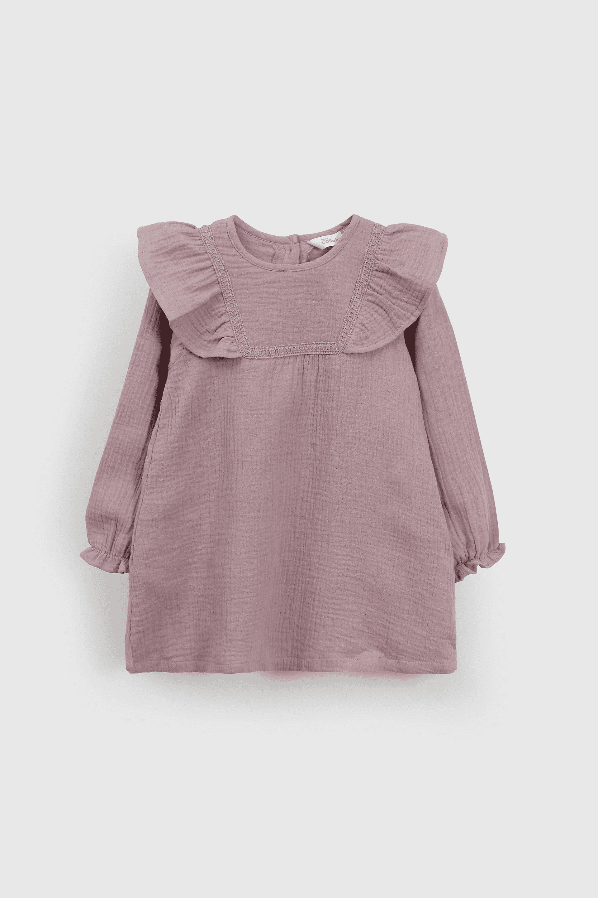 VESTIDO CASUAL COLLOKY INFANT NIÑA MORADO - 1
