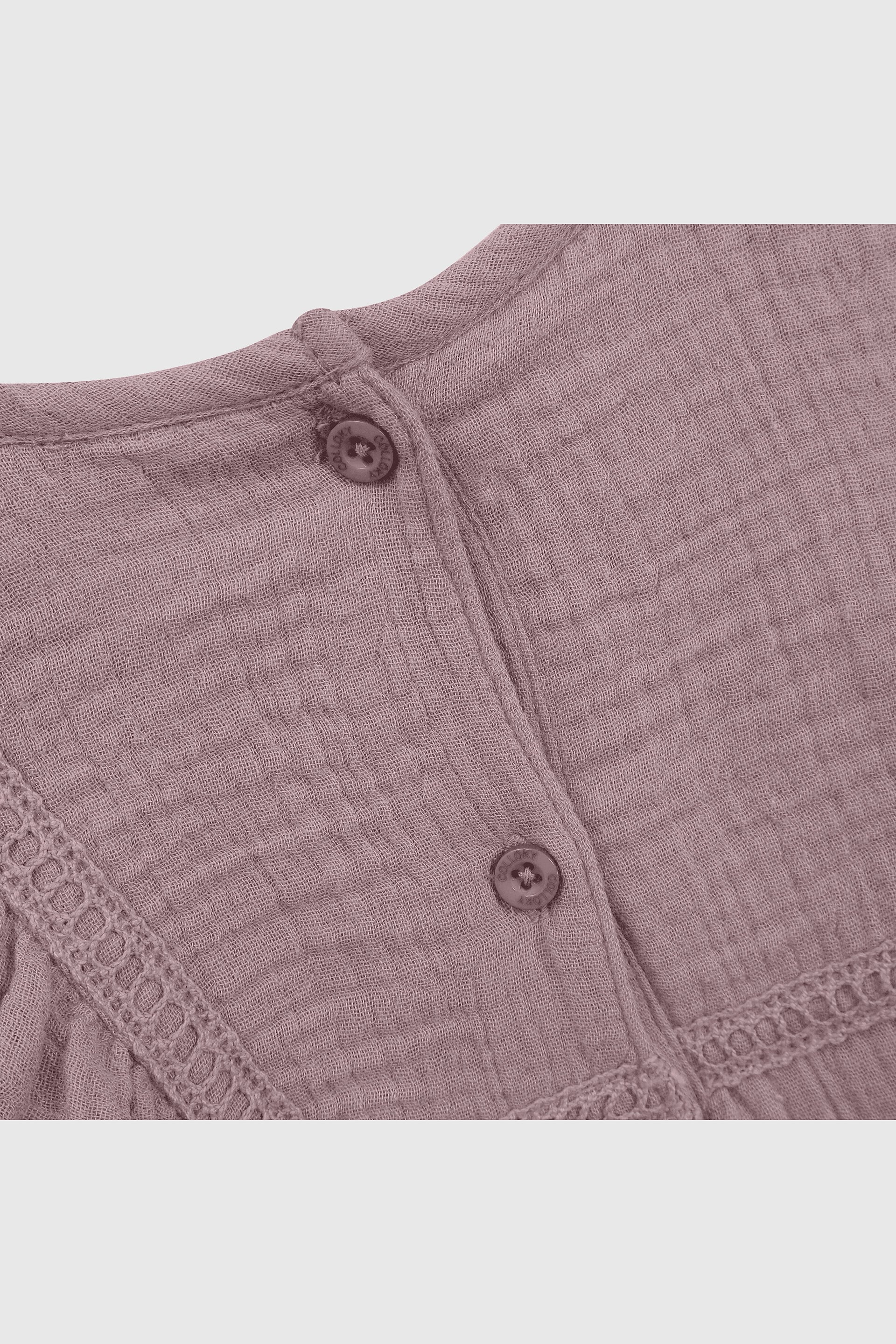 VESTIDO CASUAL COLLOKY INFANT NIÑA MORADO - 4