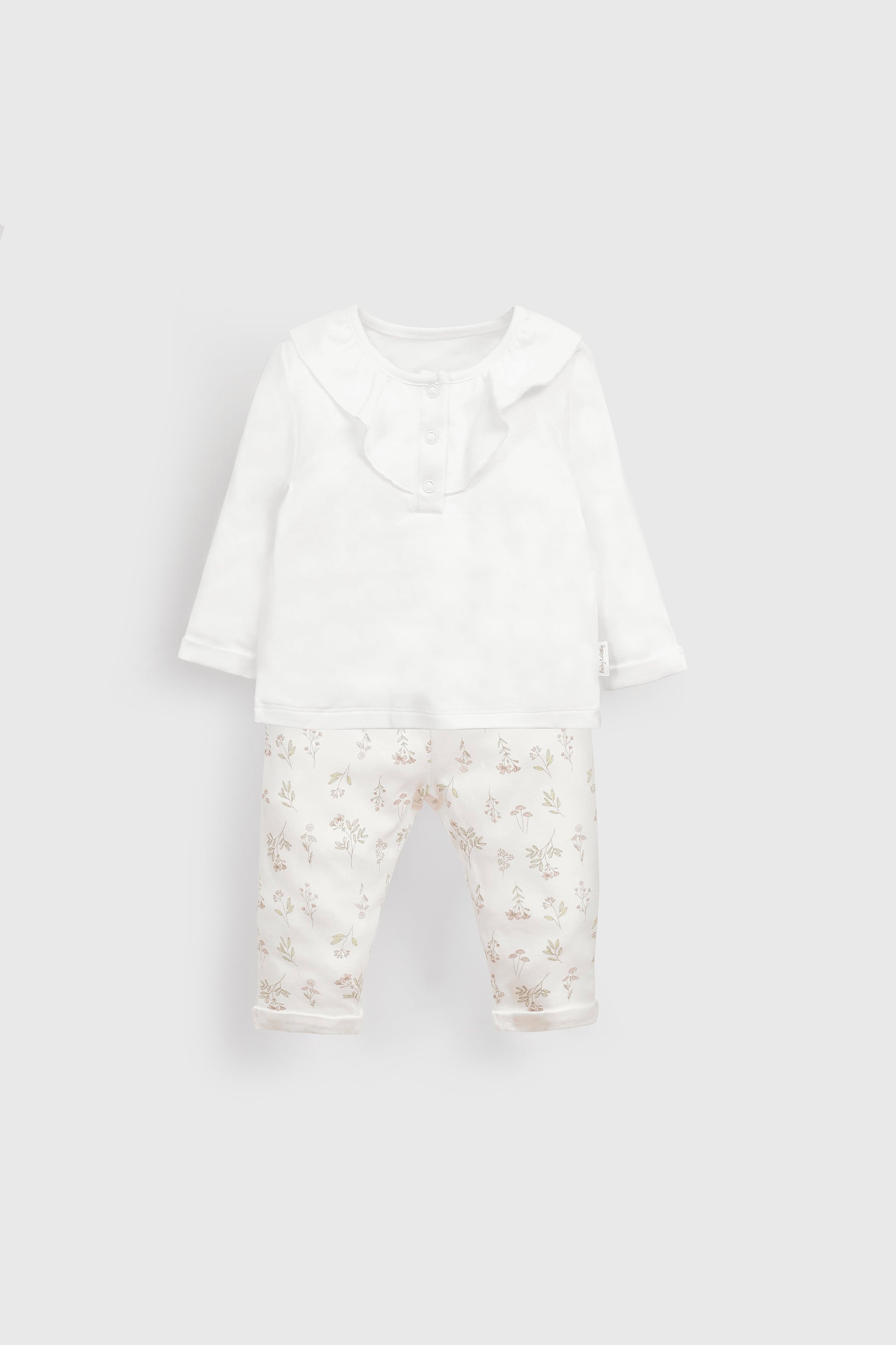 CONJUNTO COLLOKY BEBÉ NIÑA COGA0210I25 BLANCO - 1