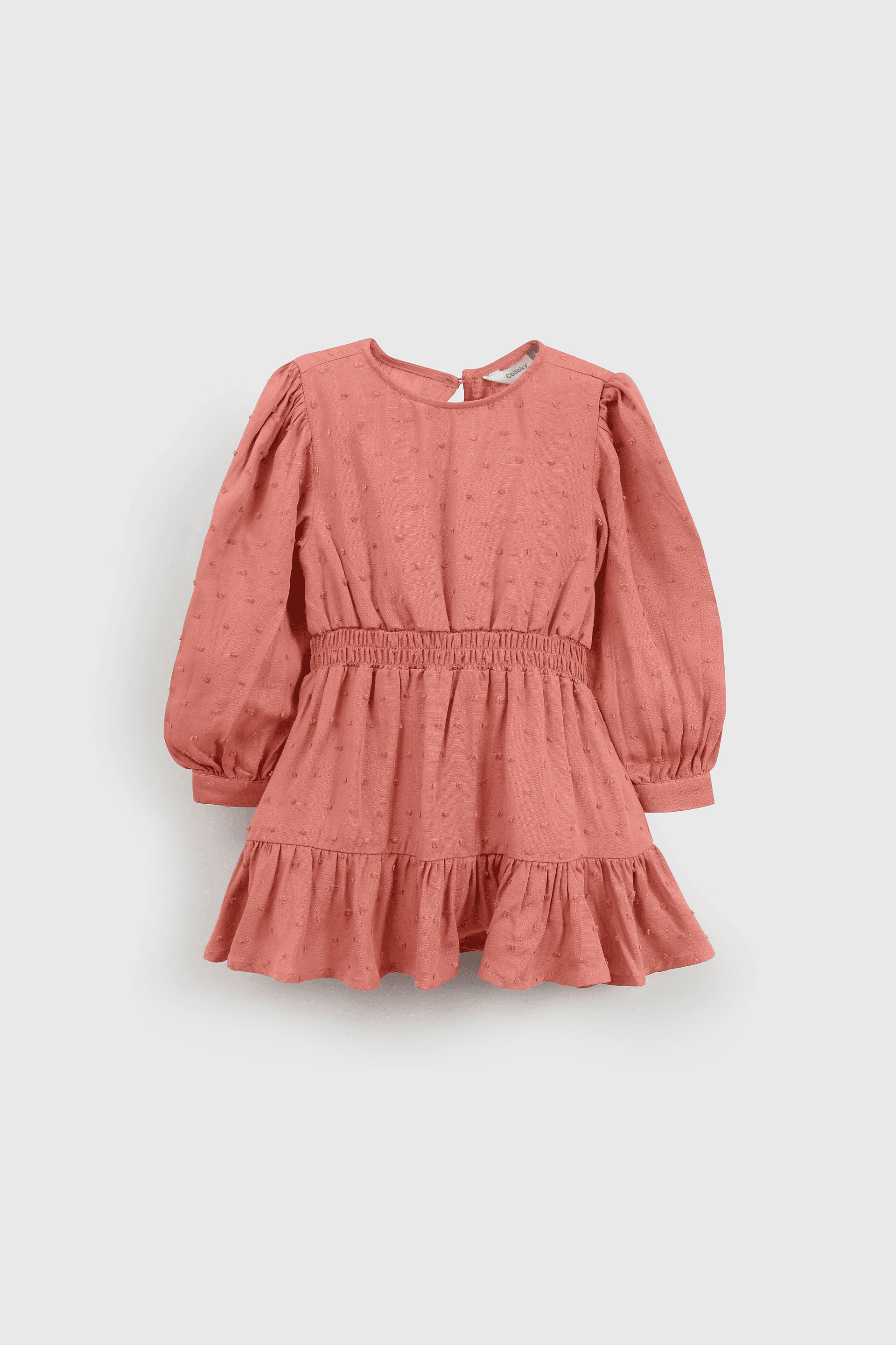 VESTIDO CASUAL COLLOKY INFANT PLUS NIÑA ROSADO - 1