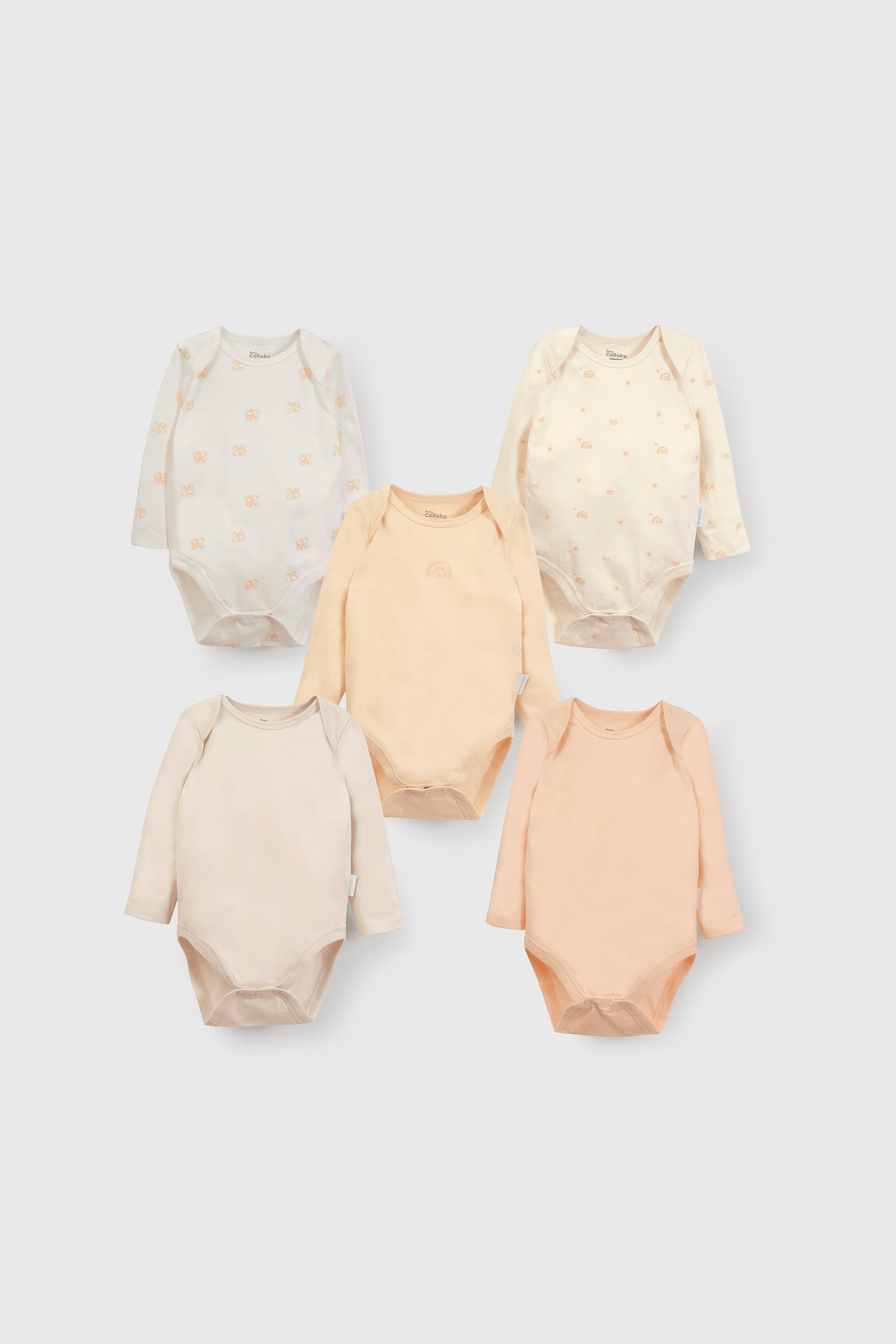 PACK BODYS COLLOKY BEBÉ NIÑA STJE0609I25 BLANCO - 1