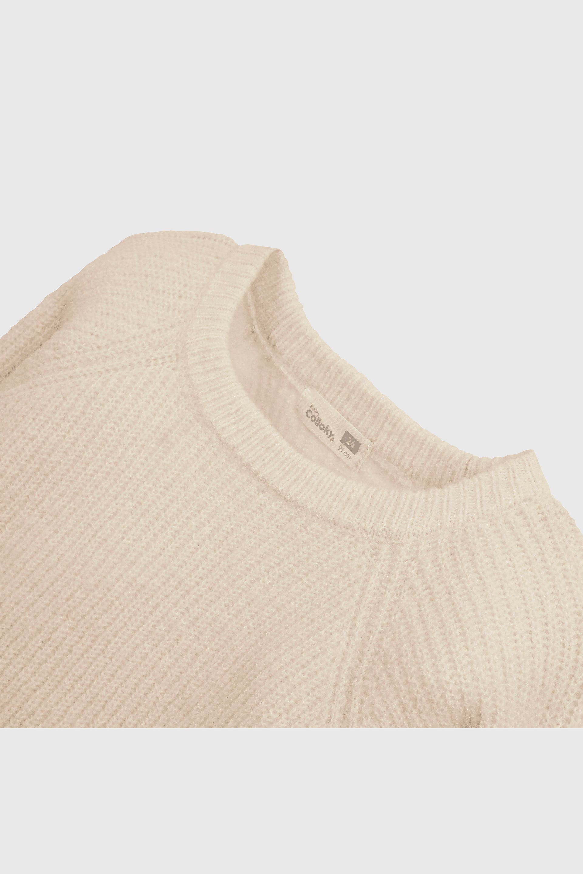 SWEATER COLLOKY  NIÑO SWLA0575I25 BEIGE - 3