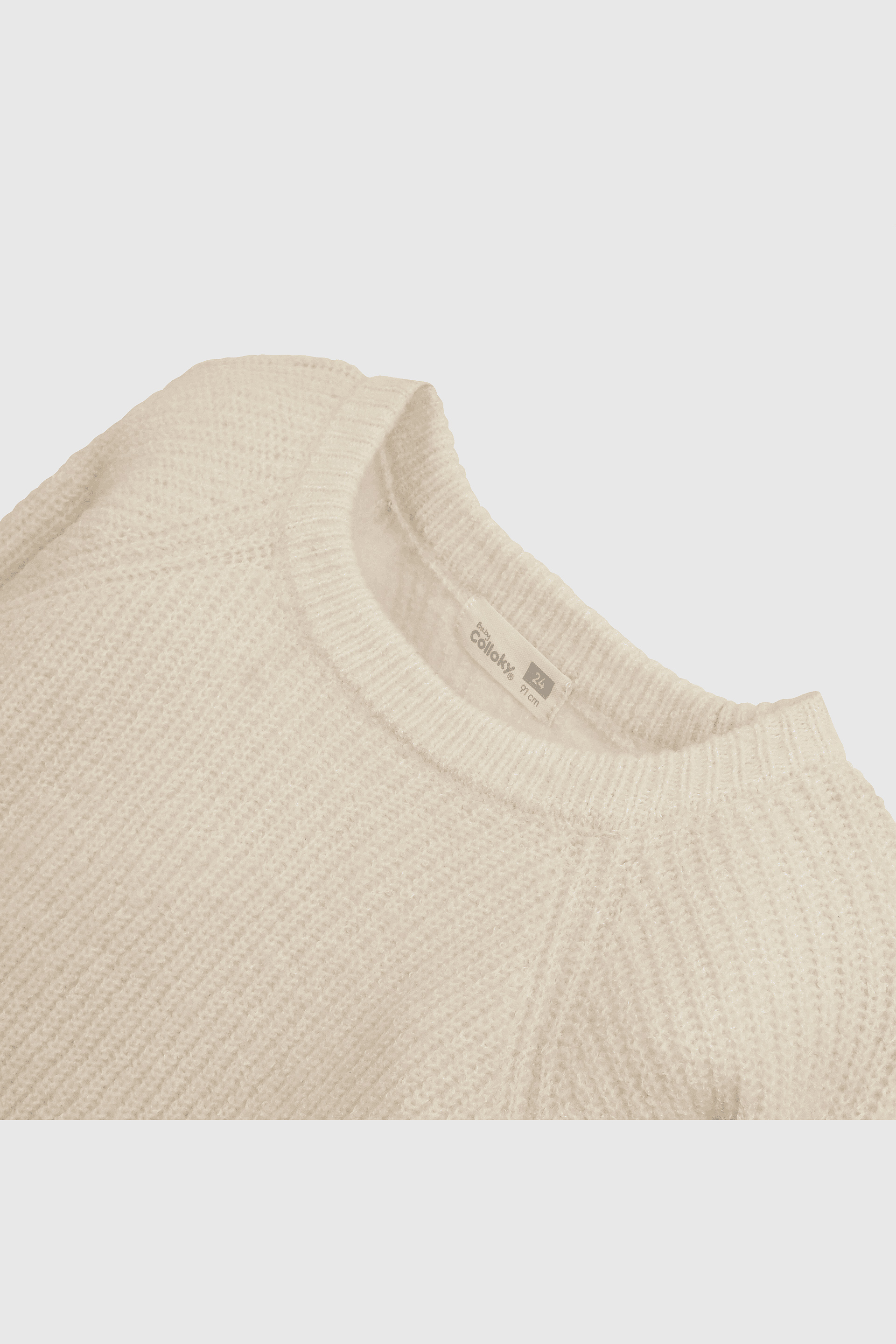 SWEATER COLLOKY  NIÑO SWLA0575I25 BEIGE - 3