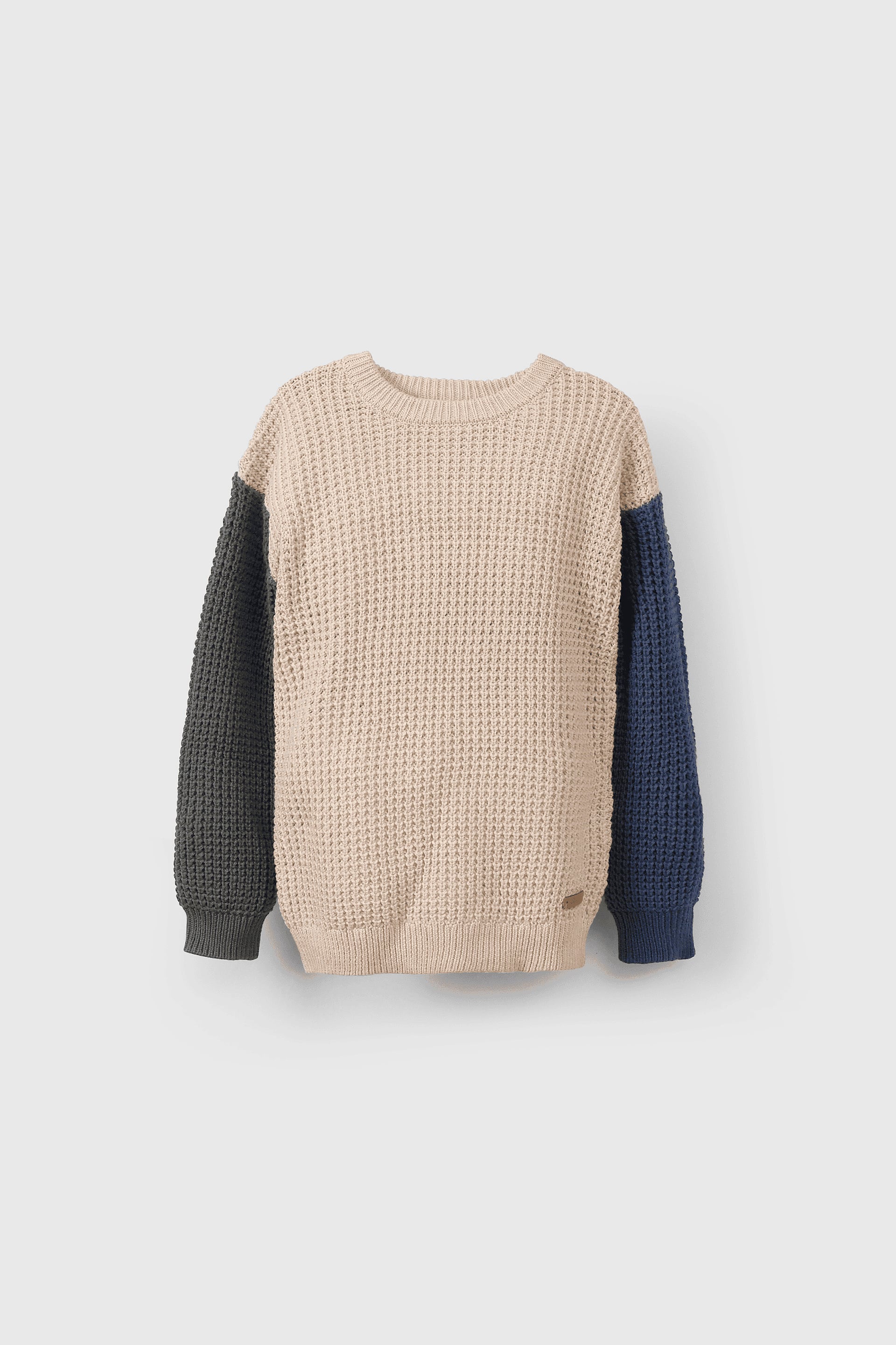 SWEATER COLLOKY  NIÑO SWLA1775I25 BEIGE - 1