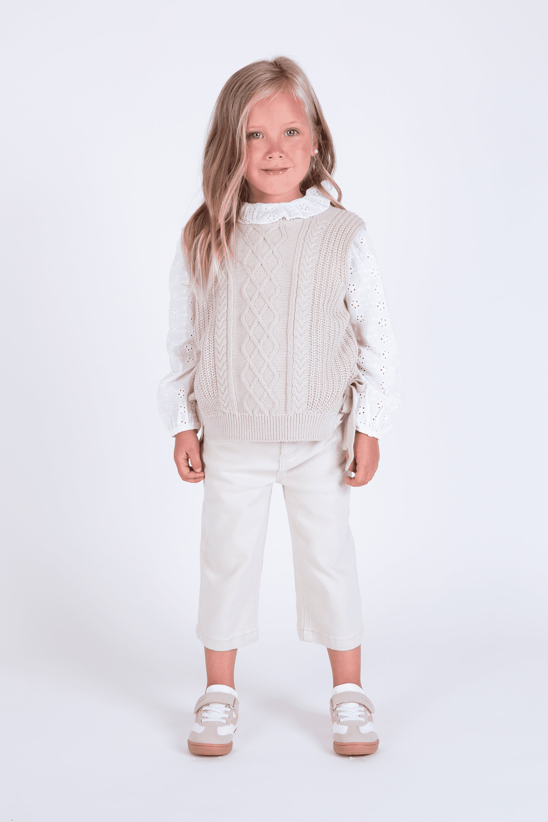 SWEATER COLLOKY NIÑA SWLA0277I25 BEIGE - 2