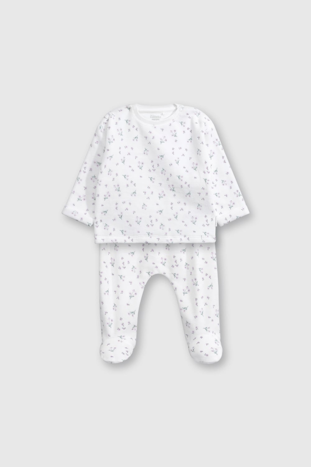 CONJUNTO COLLOKY  BEBÉ NIÑA OEPL0209V25 BLANCO - 1