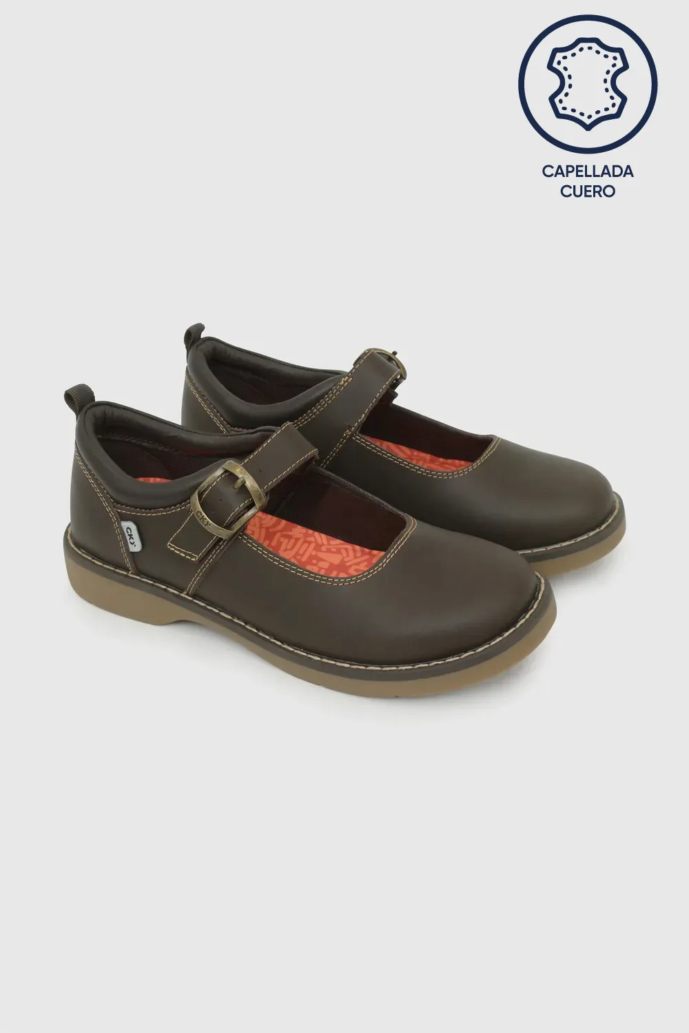 ZAPATO ESCOLAR COLLOKY NIÑA 72240160I26 CAFÉ - 1