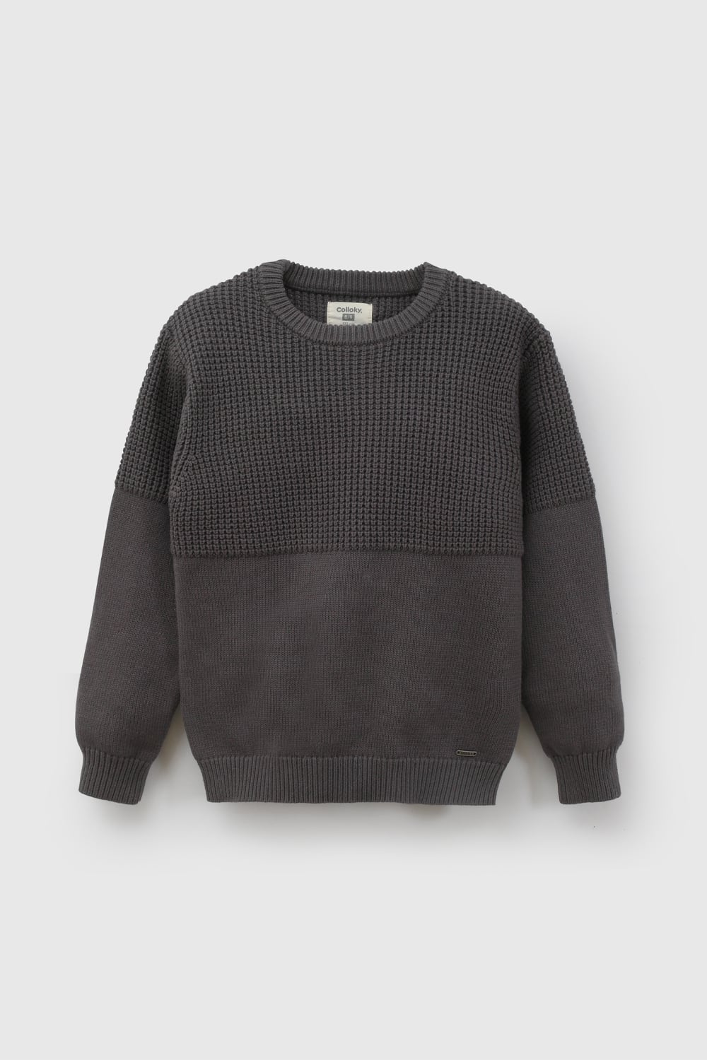 SWEATER CASUAL COLLOKY KID NIÑO GRIS - 1