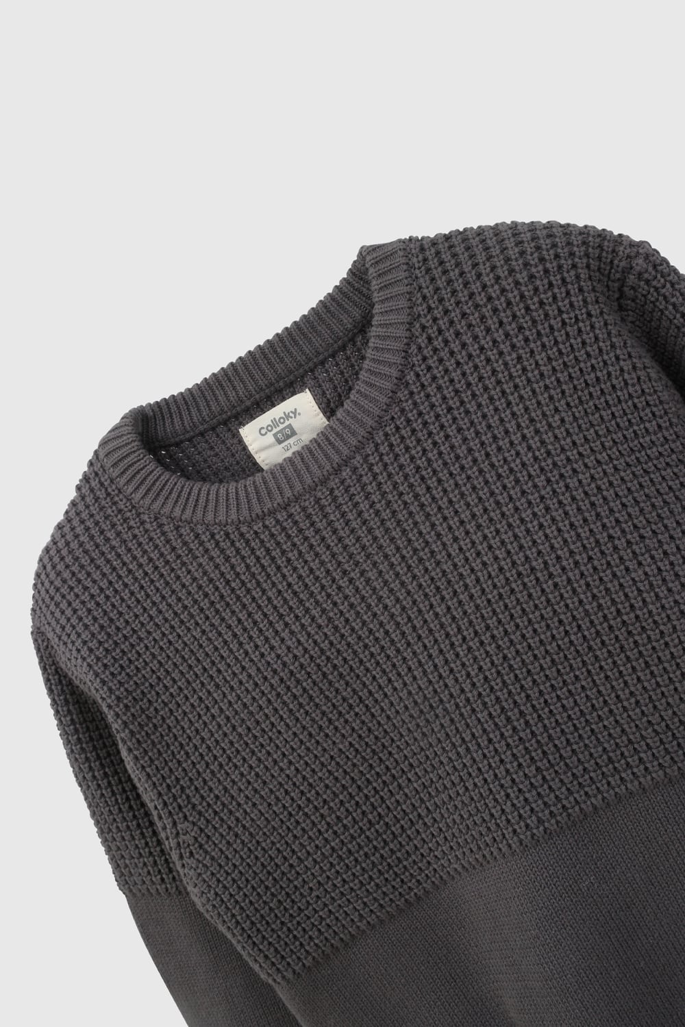 SWEATER CASUAL COLLOKY KID NIÑO GRIS - 3