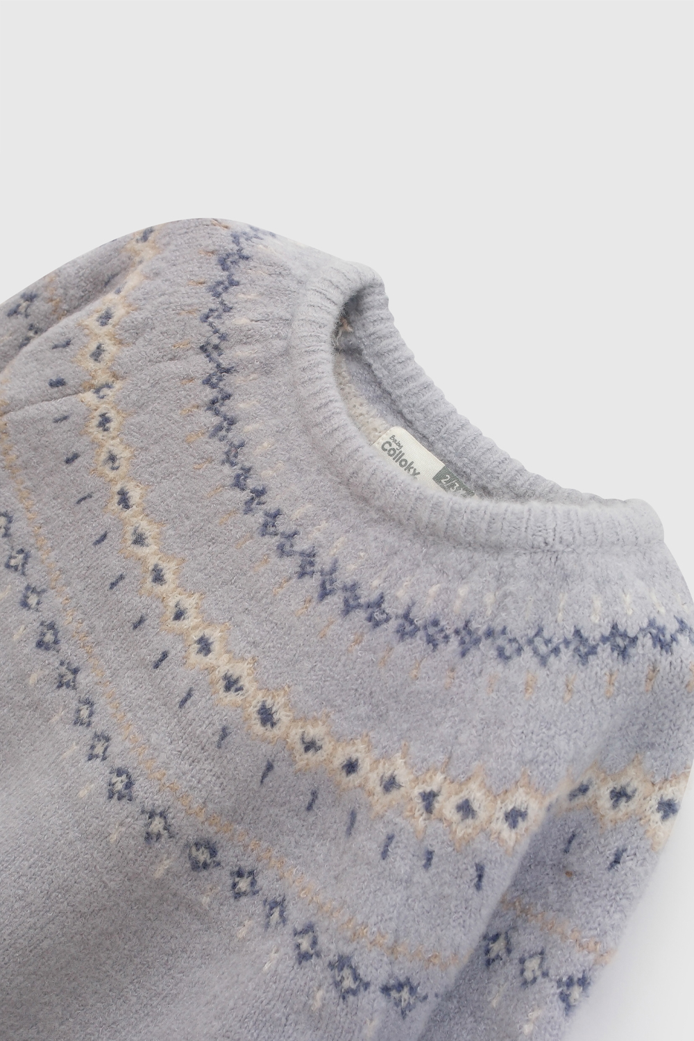 SWEATER CASUAL COLLOKY INFANT NIÑO CELESTE - 3