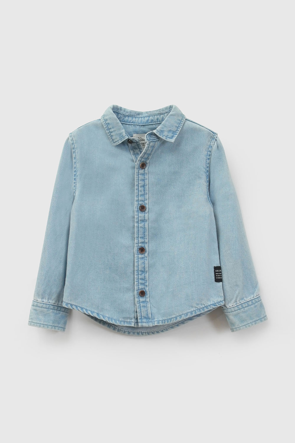 CAMISA CASUAL COLLOKY INFANT NIÑO CELESTE - 4