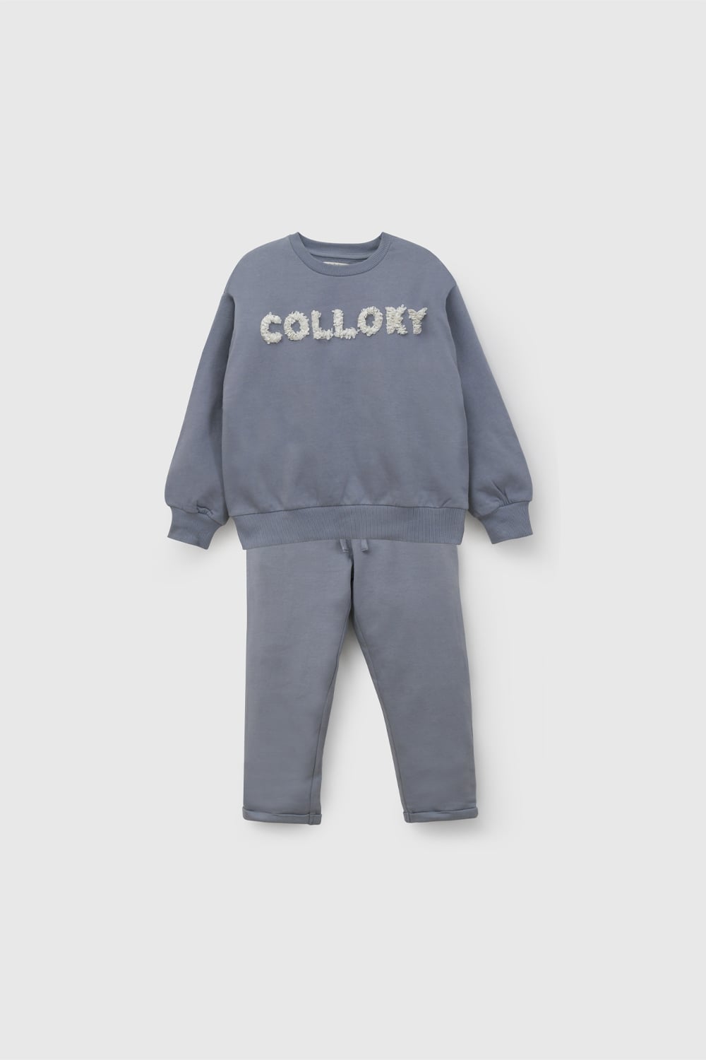 POLERA CASUAL COLLOKY KID NIÑA CELESTE - 4