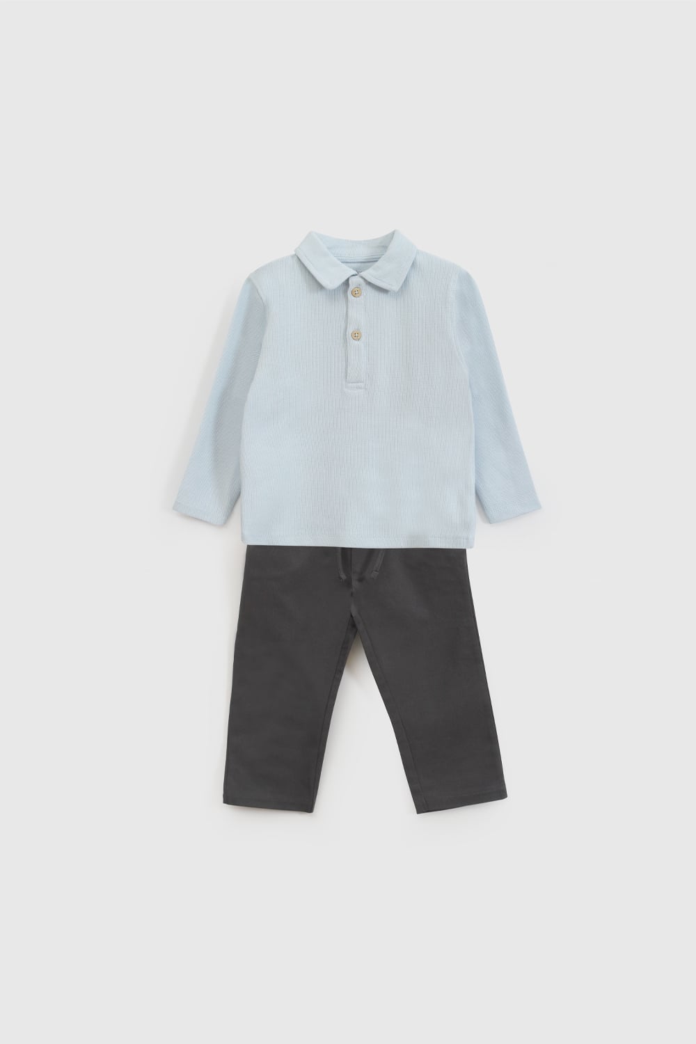 CONJUNTO CASUAL COLLOKY INFANT NIÑO GRIS - 1