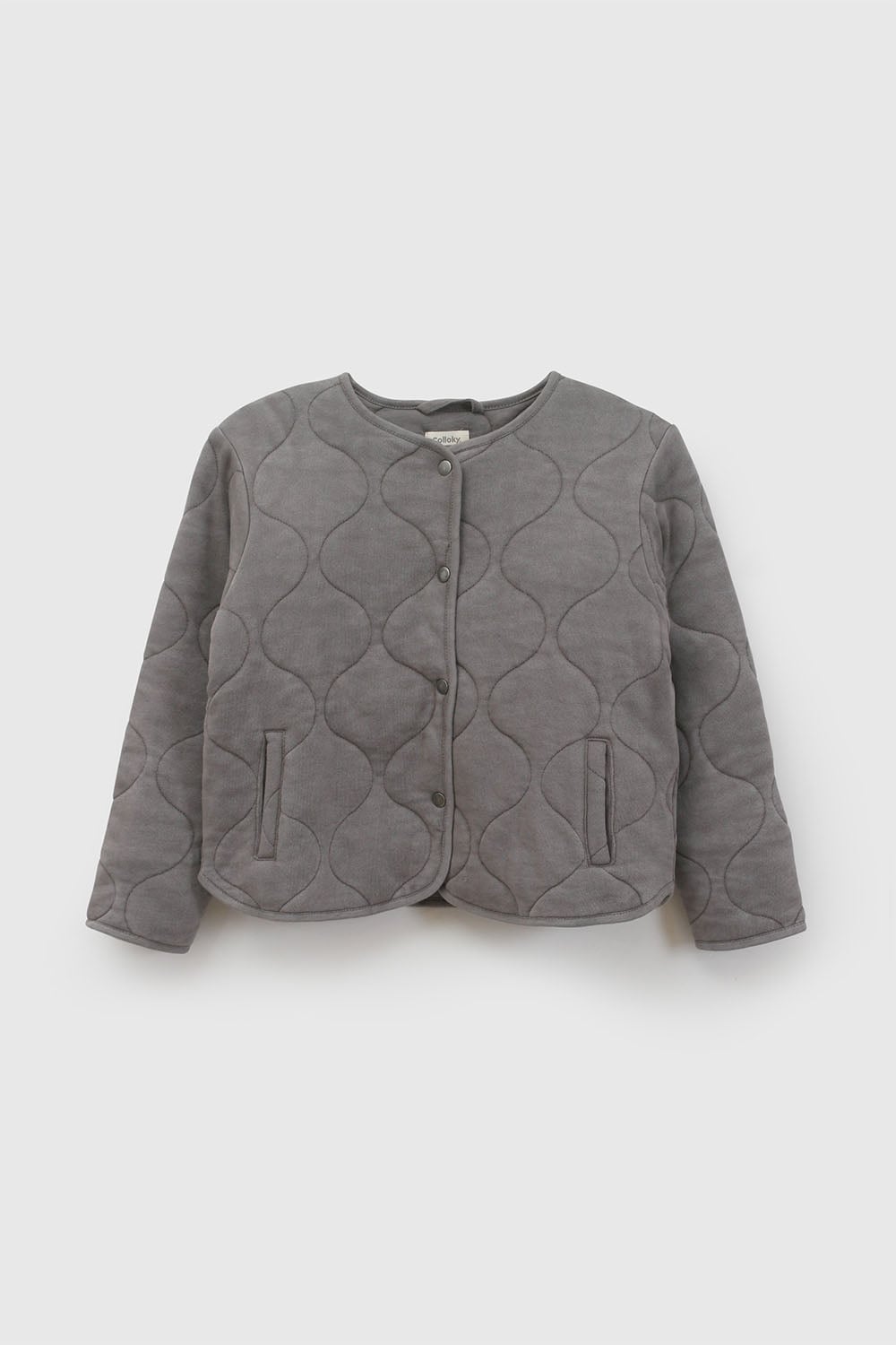 CHAQUETA CASUAL COLLOKY KID NIÑA GRIS - 1