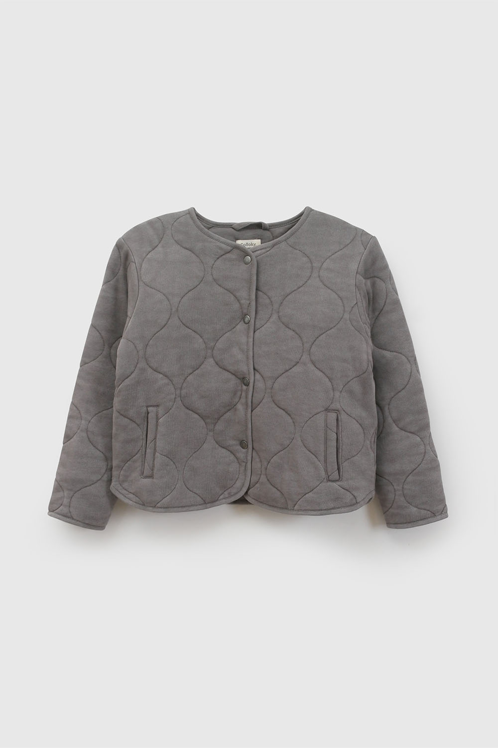 CHAQUETA CASUAL COLLOKY KID NIÑA GRIS - 5