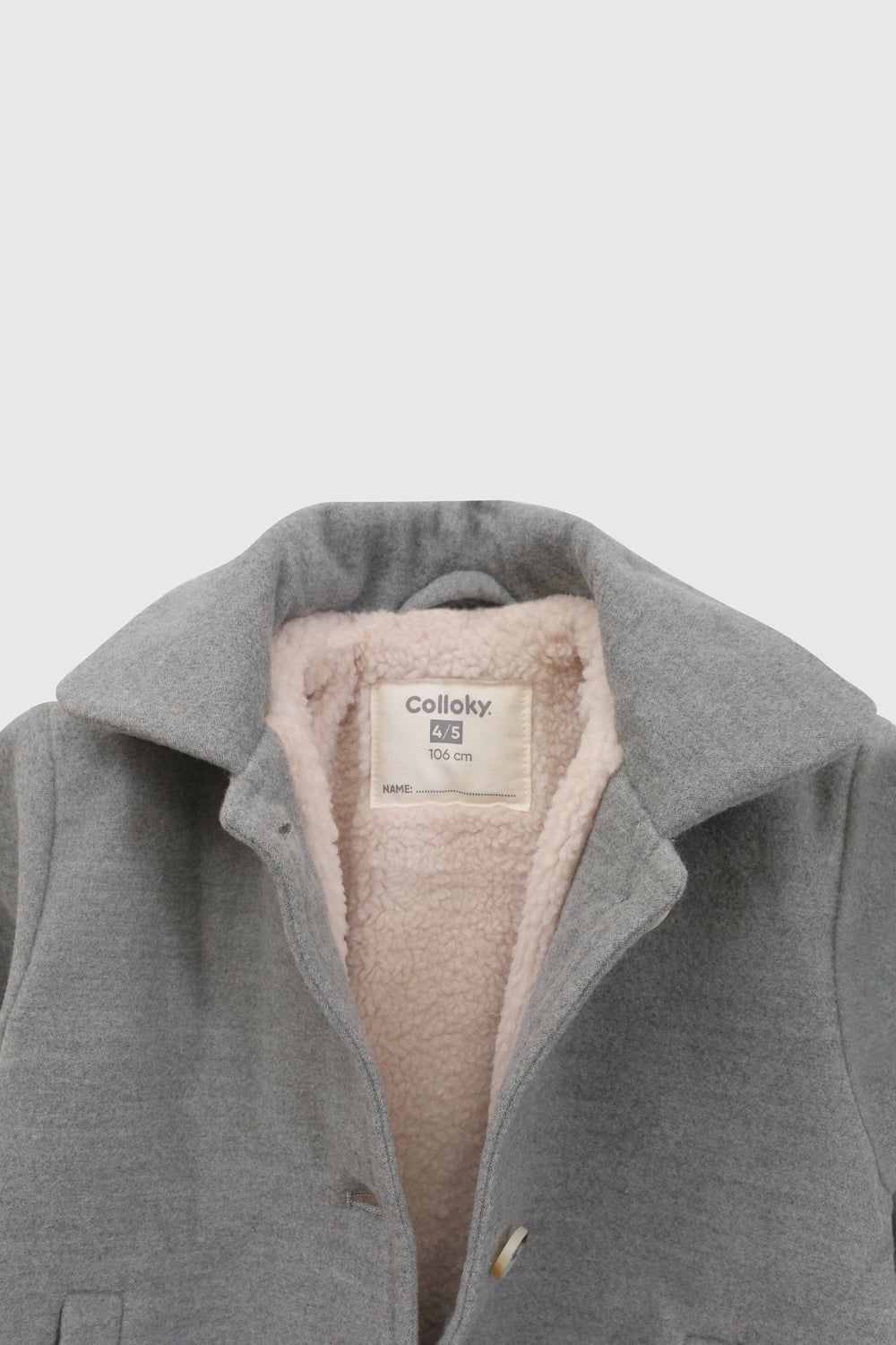 ABRIGO CASUAL COLLOKY INFANT PLUS NIÑA GRIS - 3
