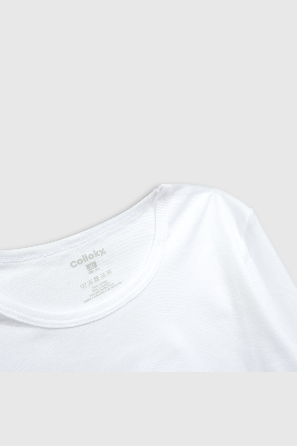 CAMISETA COLLOKY NIÑO CMALU110I24 BLANCO - 4