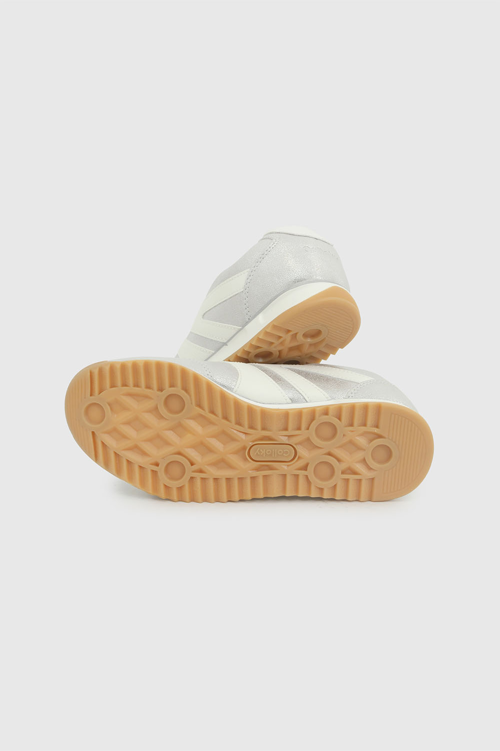ZAPATILLA CASUAL COLLOKY KID NIÑA PLATEADO - 9
