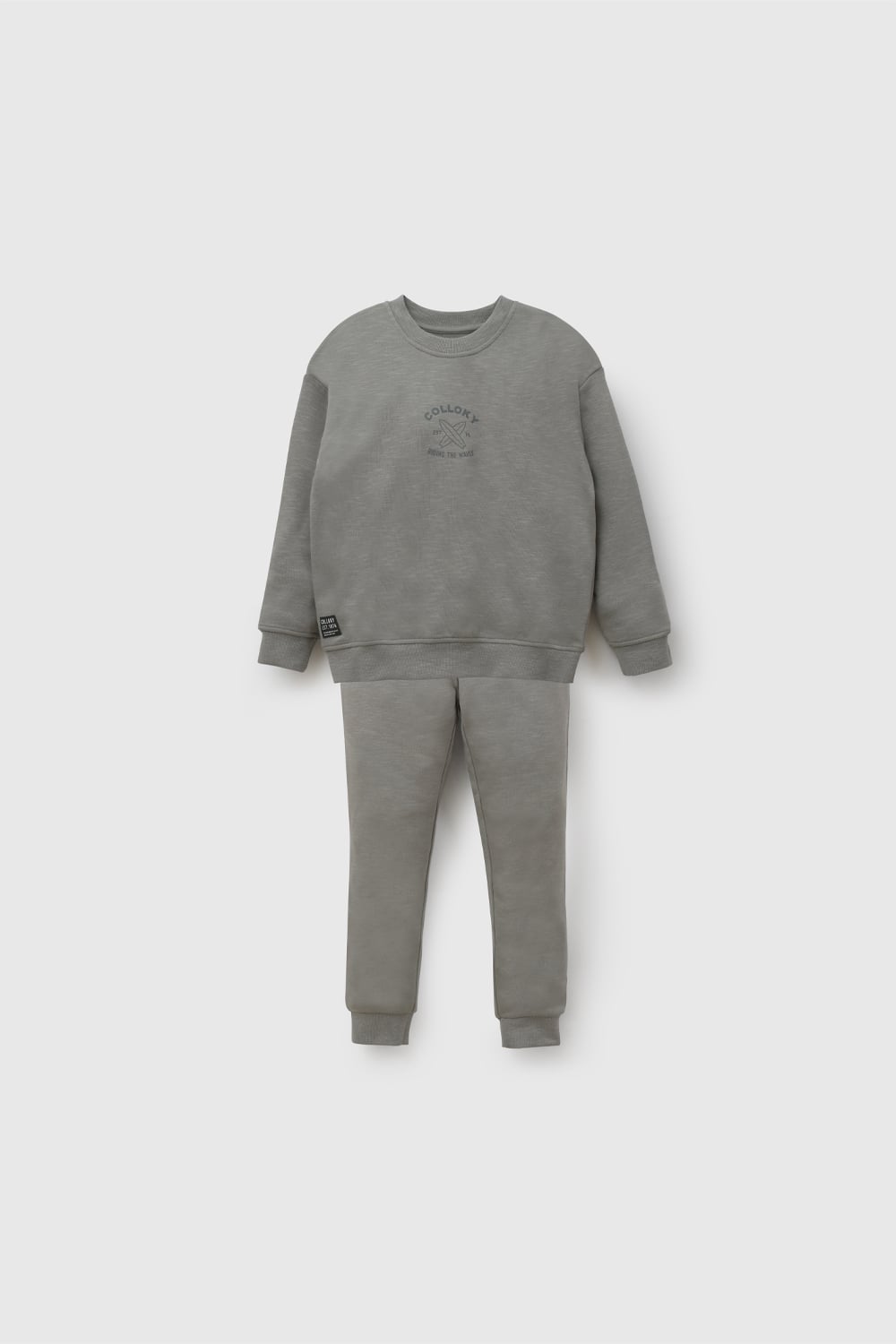 PANTALÓN BUZO CASUAL COLLOKY KID NIÑO VERDE - 4