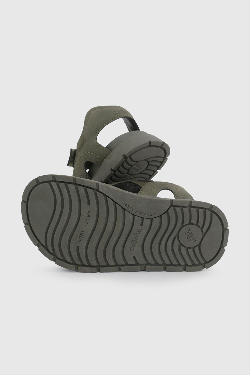 SANDALIA CASUAL COLLOKY CAMINANTE NIÑO VERDE - 3