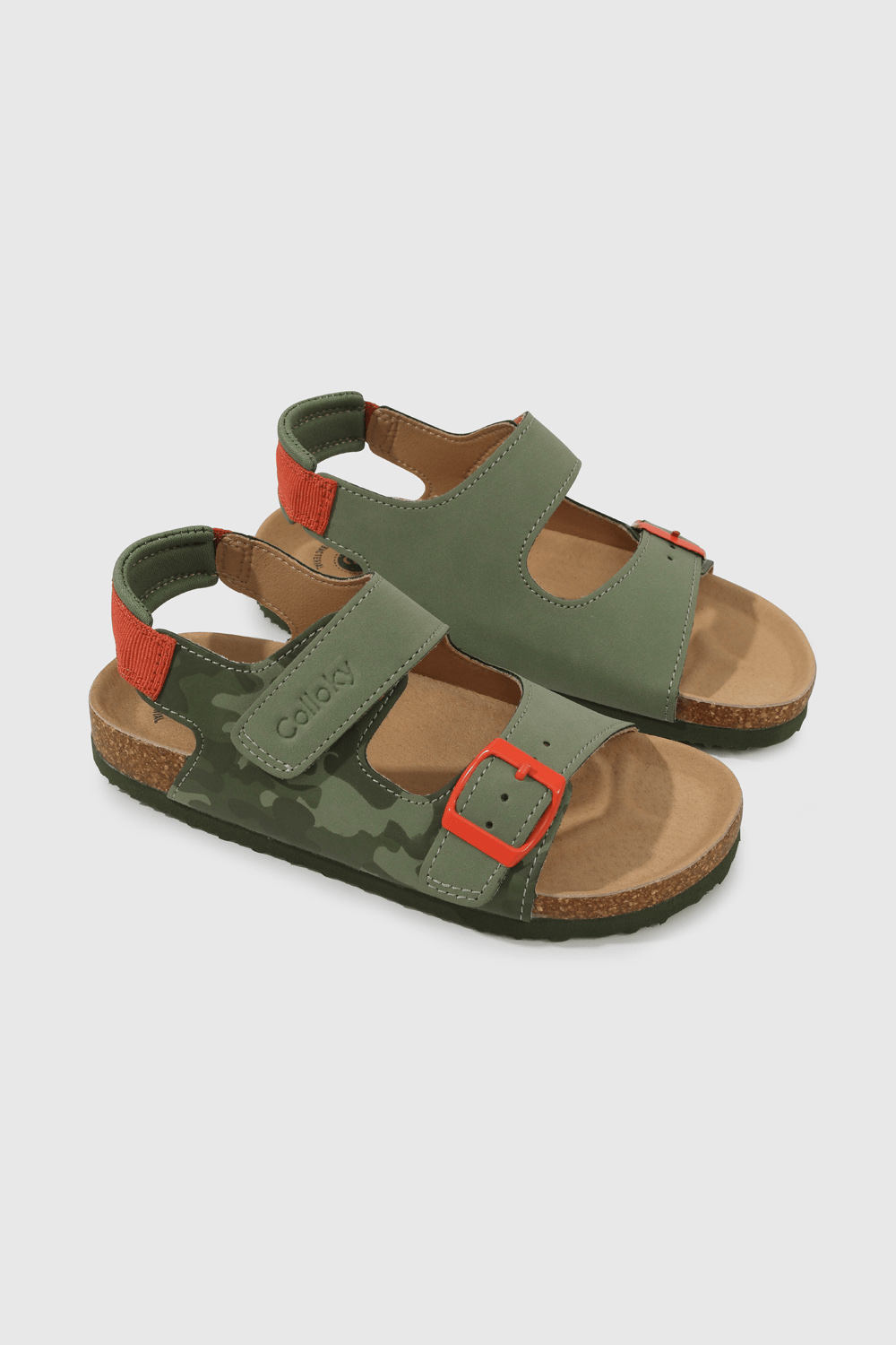 SANDALIA CASUAL COLLOKY KID NIÑO VERDE - 1