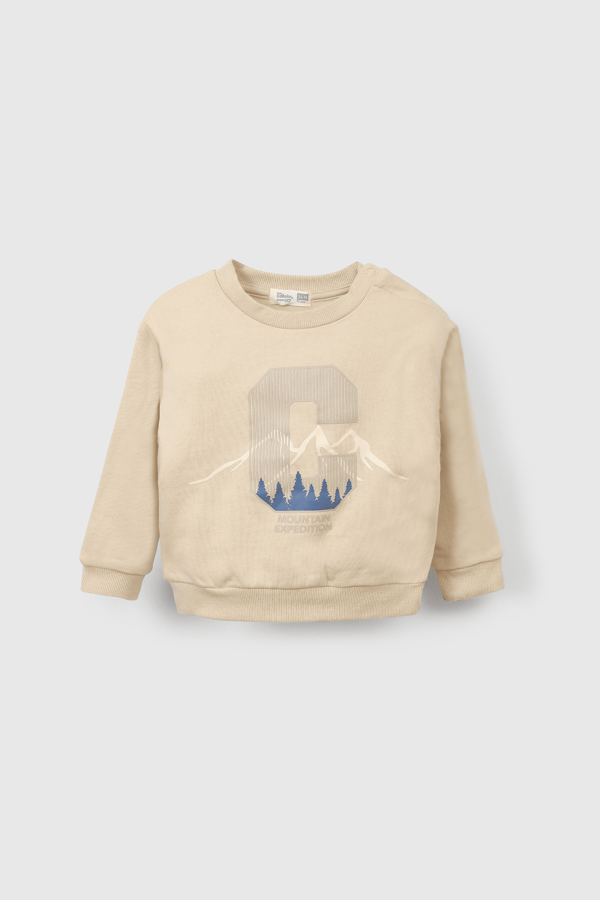 POLERA COLLOKY NIÑO PLPO1176I25 BEIGE - 1