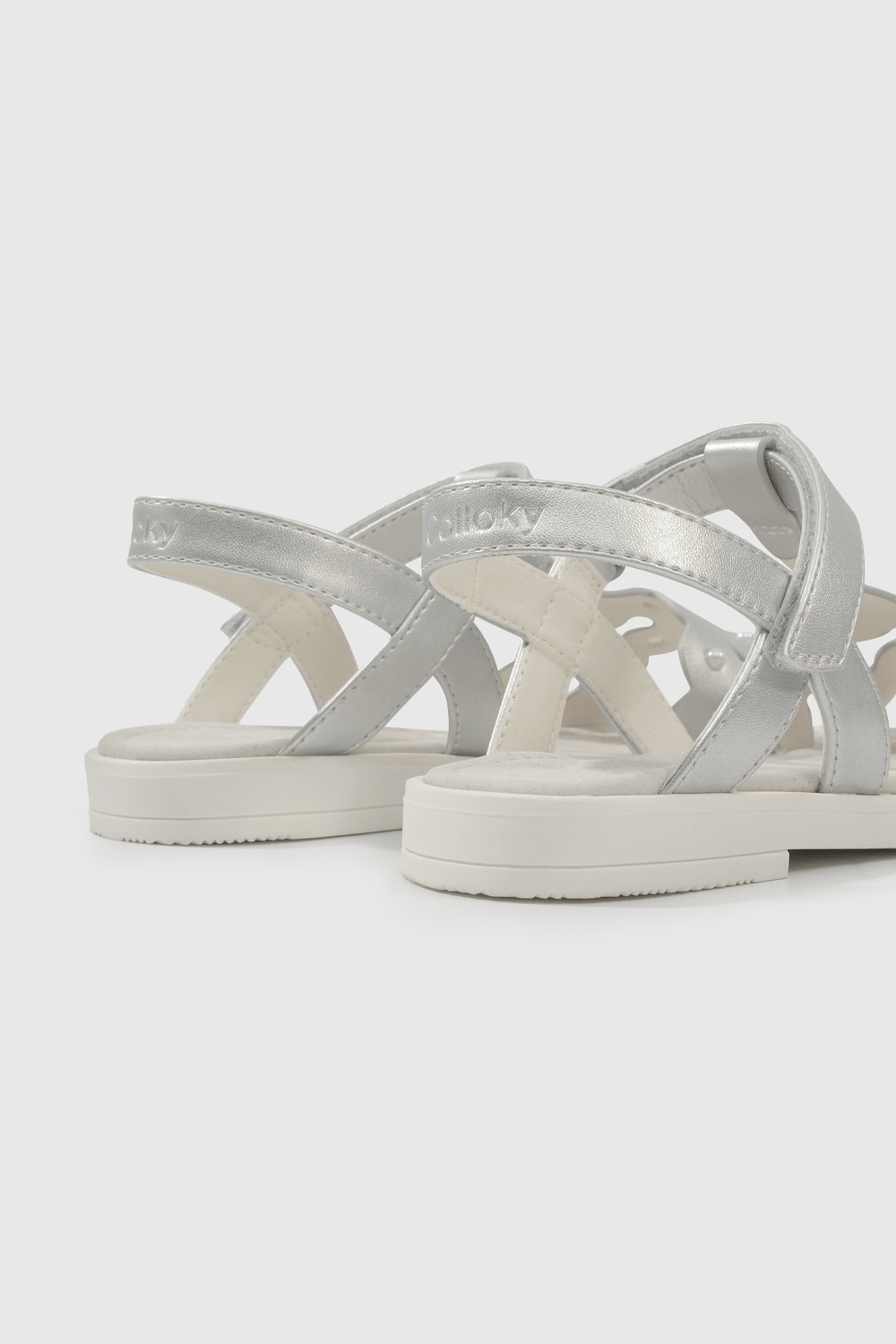 SANDALIA CASUAL COLLOKY KID NIÑA GRIS - 5