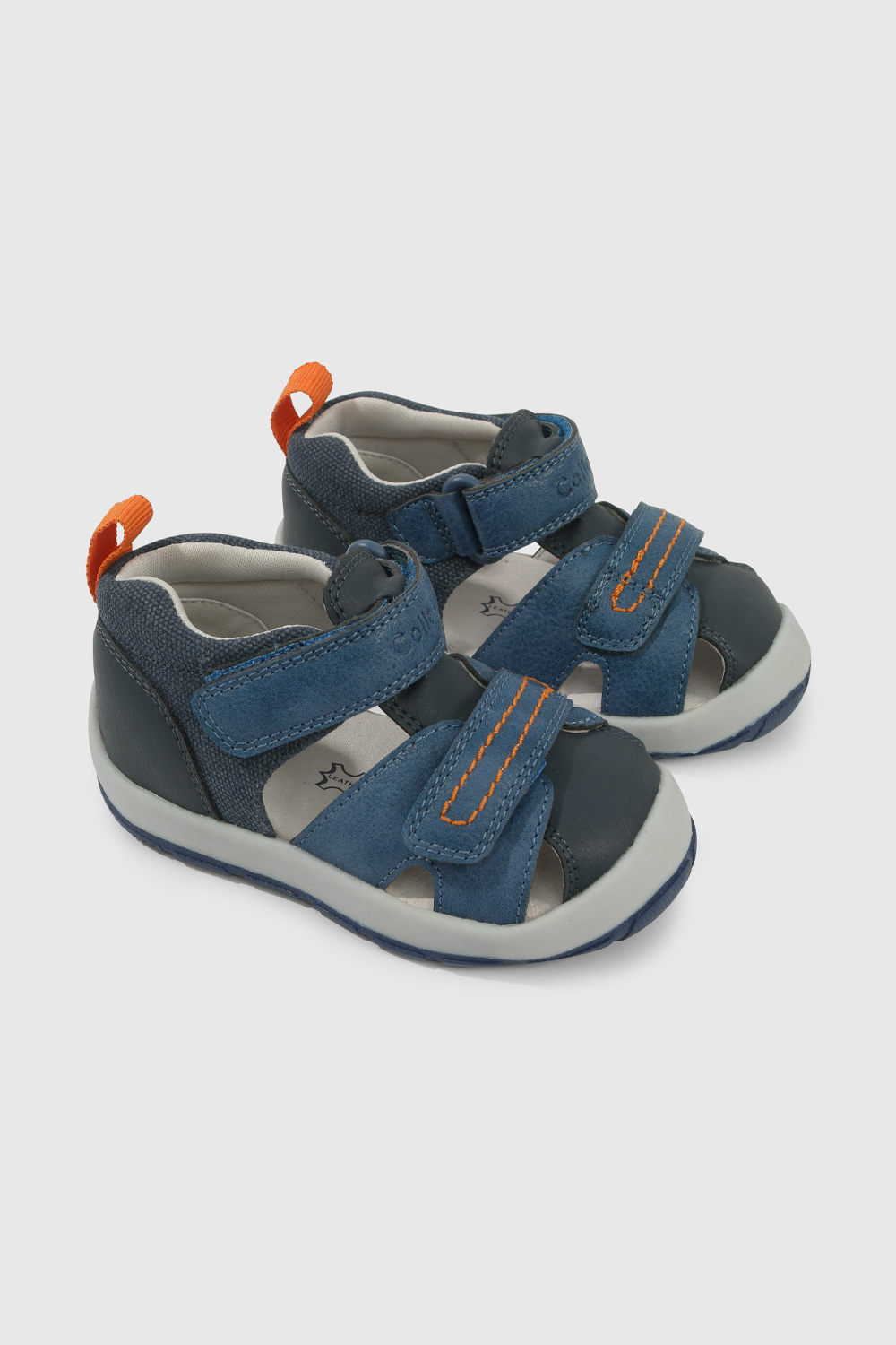 SANDALIA CASUAL COLLOKY PRIMEROS PASOS NIÑO AZUL - 1