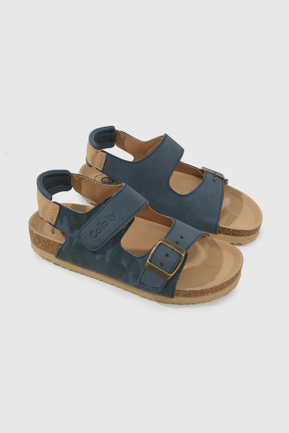 SANDALIA CASUAL COLLOKY KID NIÑO AZUL - 1
