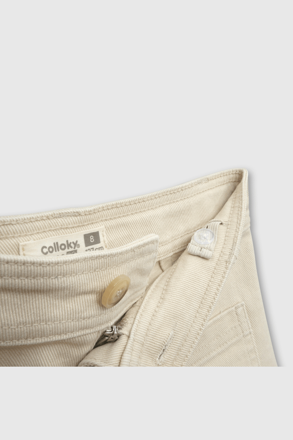 PANTALÓN COLLOKY NIÑA PTGB0266I24 BEIGE - 4