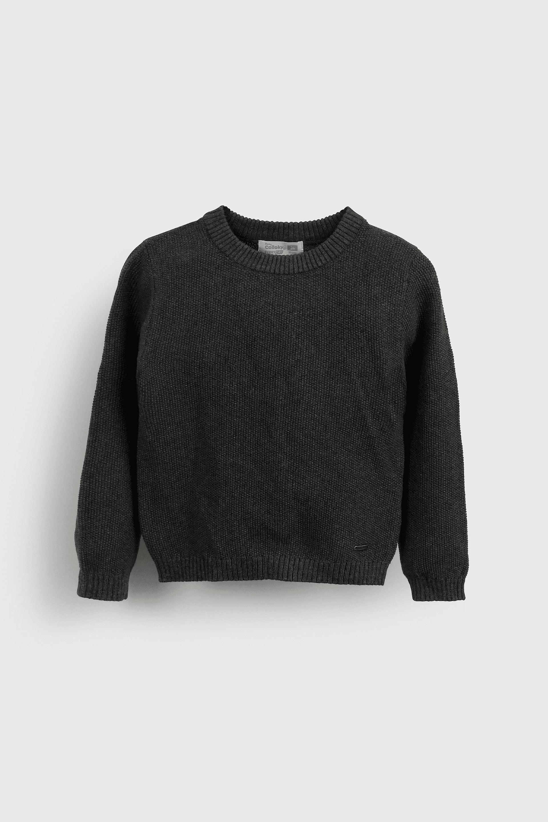 SWEATER COLLOKY NIÑO SWLA0302I25 NEGRO - 1
