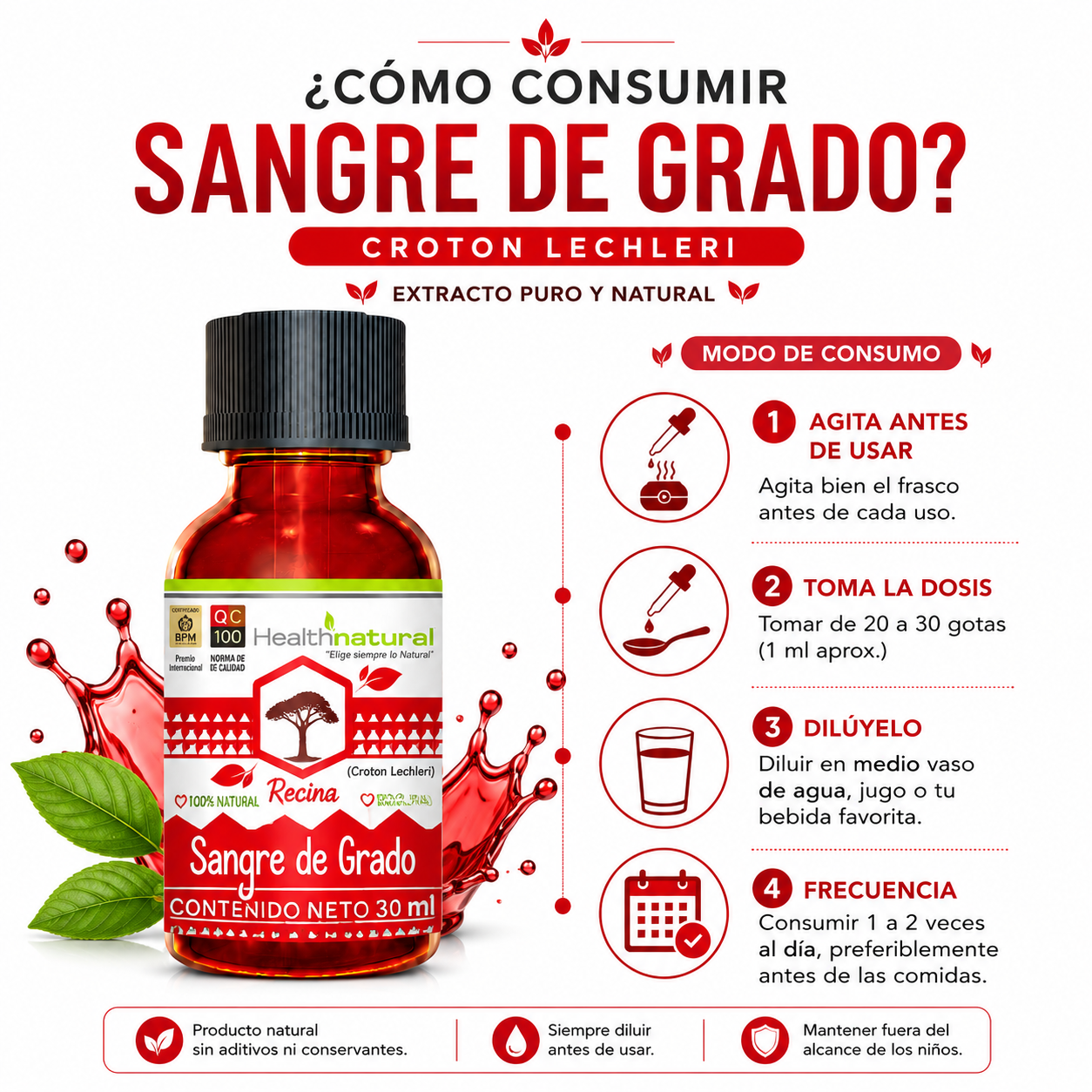 RESINA DE SANGRE DE GRADO HEALTHNATURAL 30ML - 3