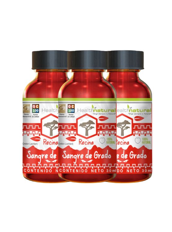 PACK 3 RESINA DE SANGRE DE GRADO HEALTHNATURAL 90ML - 1