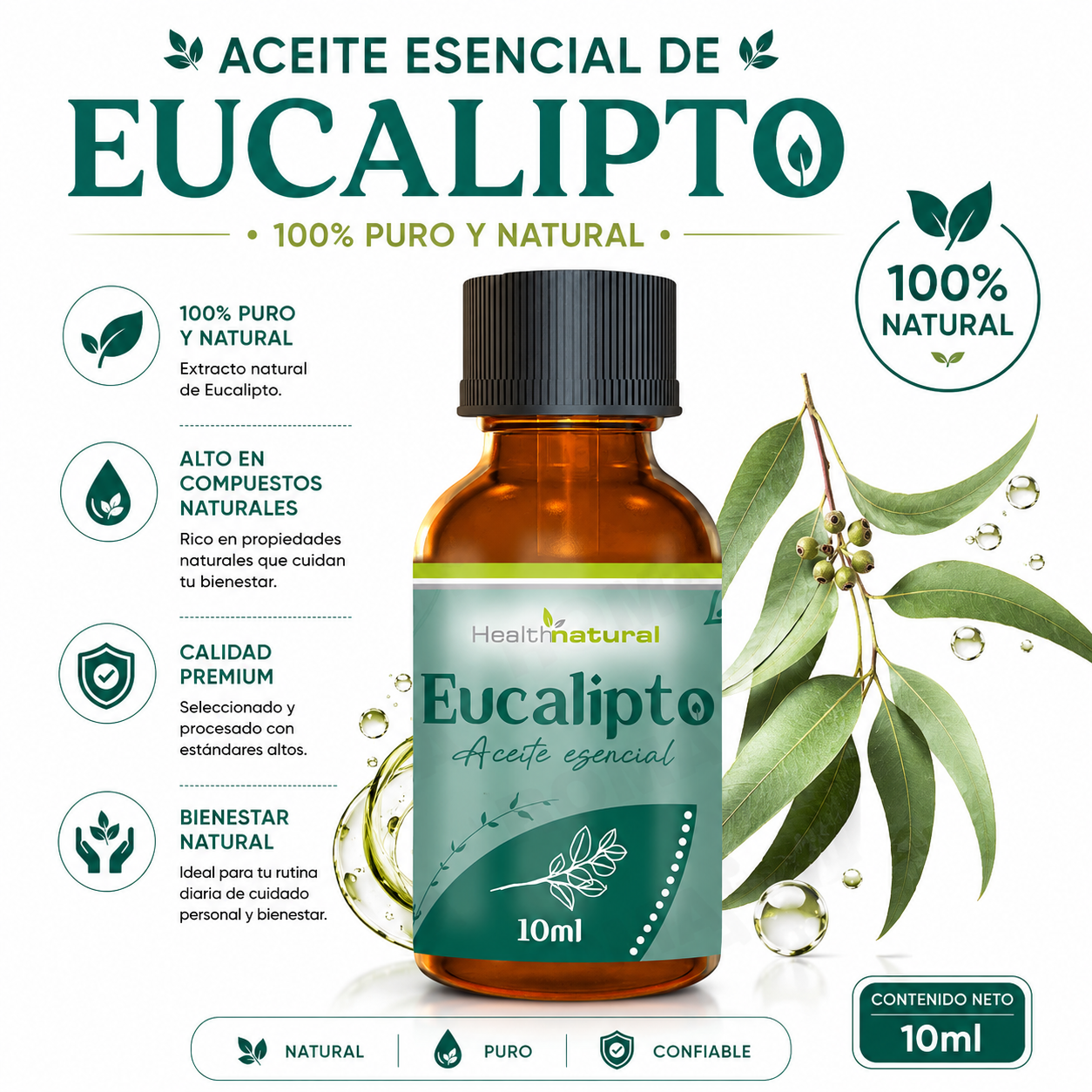 ACEITE ESENCIAL DE EUCALIPTO 10ML - 1