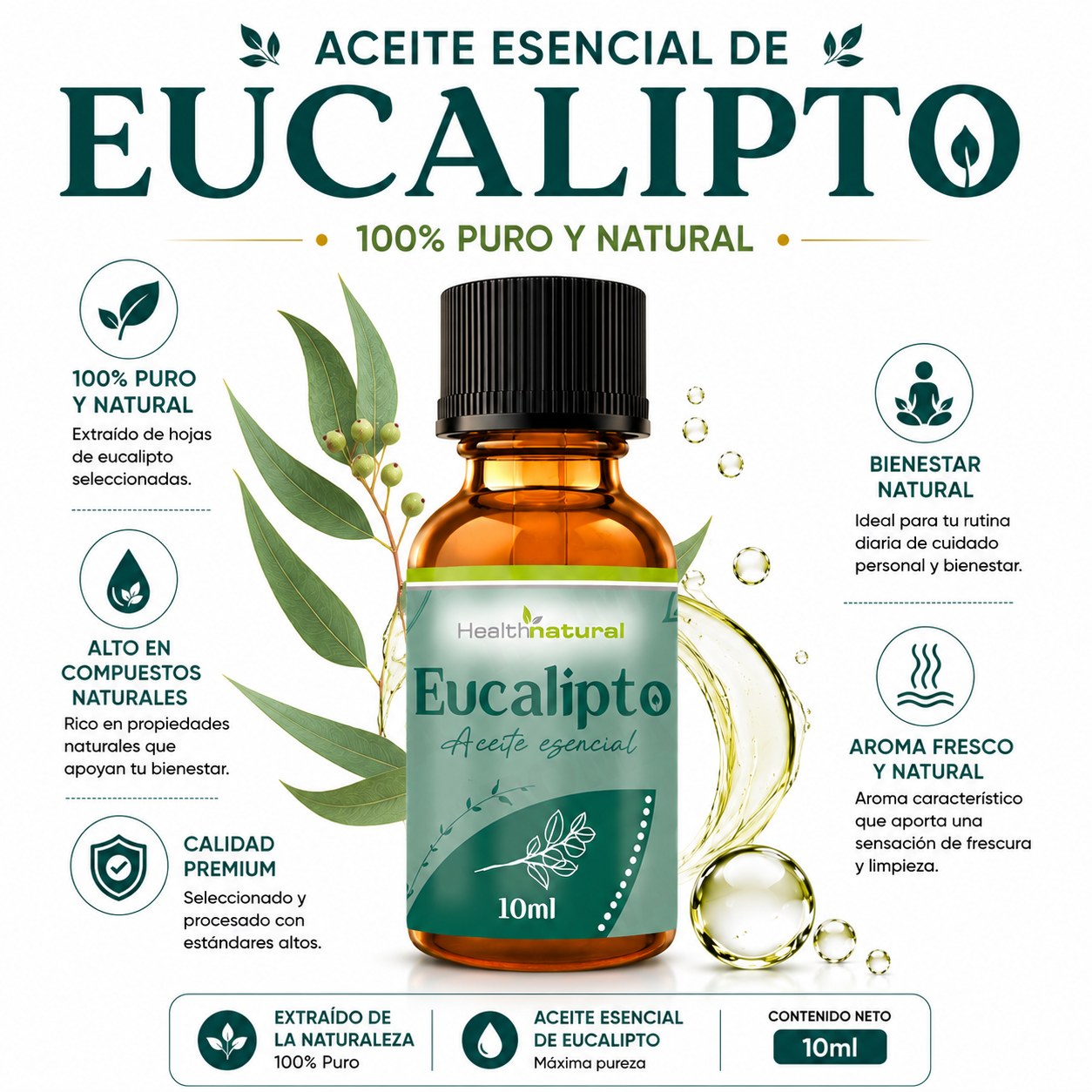 ACEITE ESENCIAL DE EUCALIPTO 10ML - 2