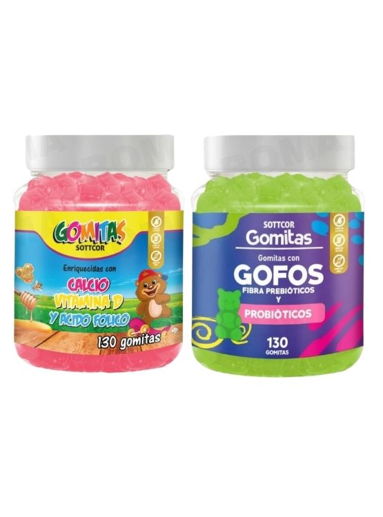 PACK 2 GOMITAS CALCIO NIÑOS + GOFOS PARA NIÑOS 260 UND - 1