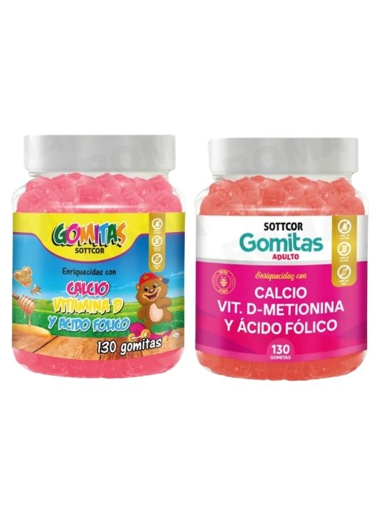 PACK 2 GOMITAS CALCIO NIÑOS 130UND + CALCIO ADULTOS 130 UND - 1