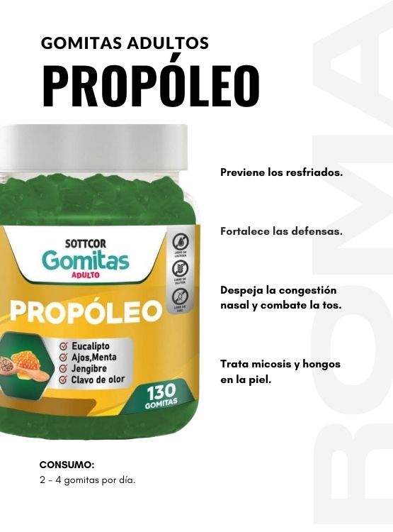 PACK 2 GOMITAS HIERRO NIÑOS + PROPOLEO ADULTO 260 UND - 3