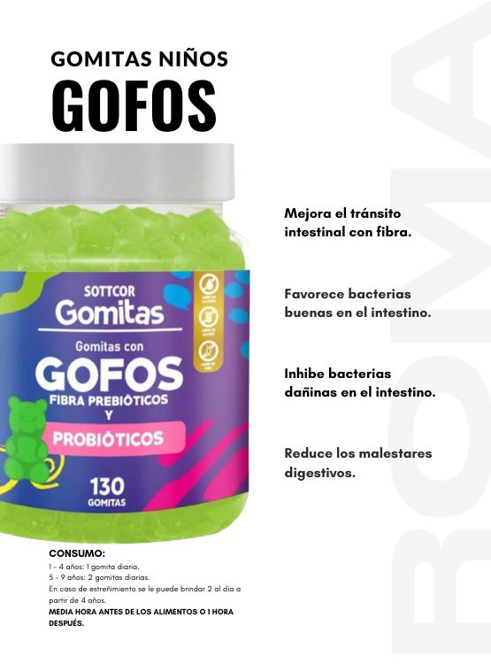 PACK 2 GOMITAS GOFOS PARA NIÑOS + PITAHAYA ADULTOS 130 UND - 2