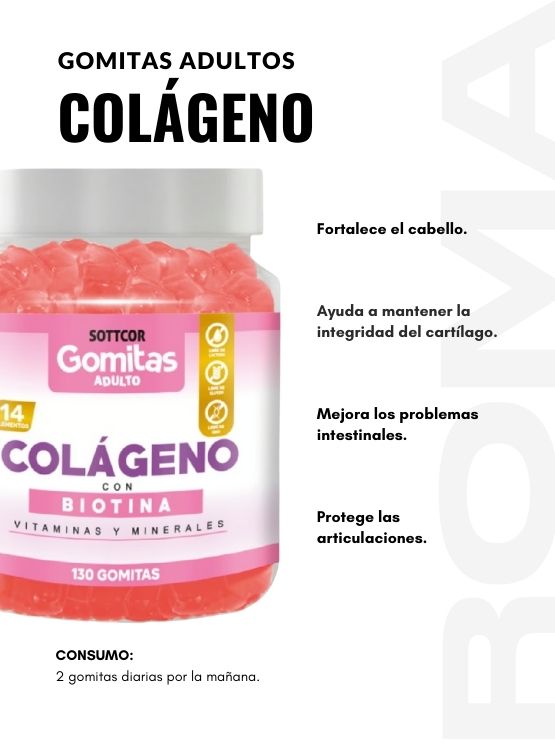 PACK 2 GOMITAS CALCIO NIÑOS 130UND + COLAGENO ADULTOS 130UND - 3